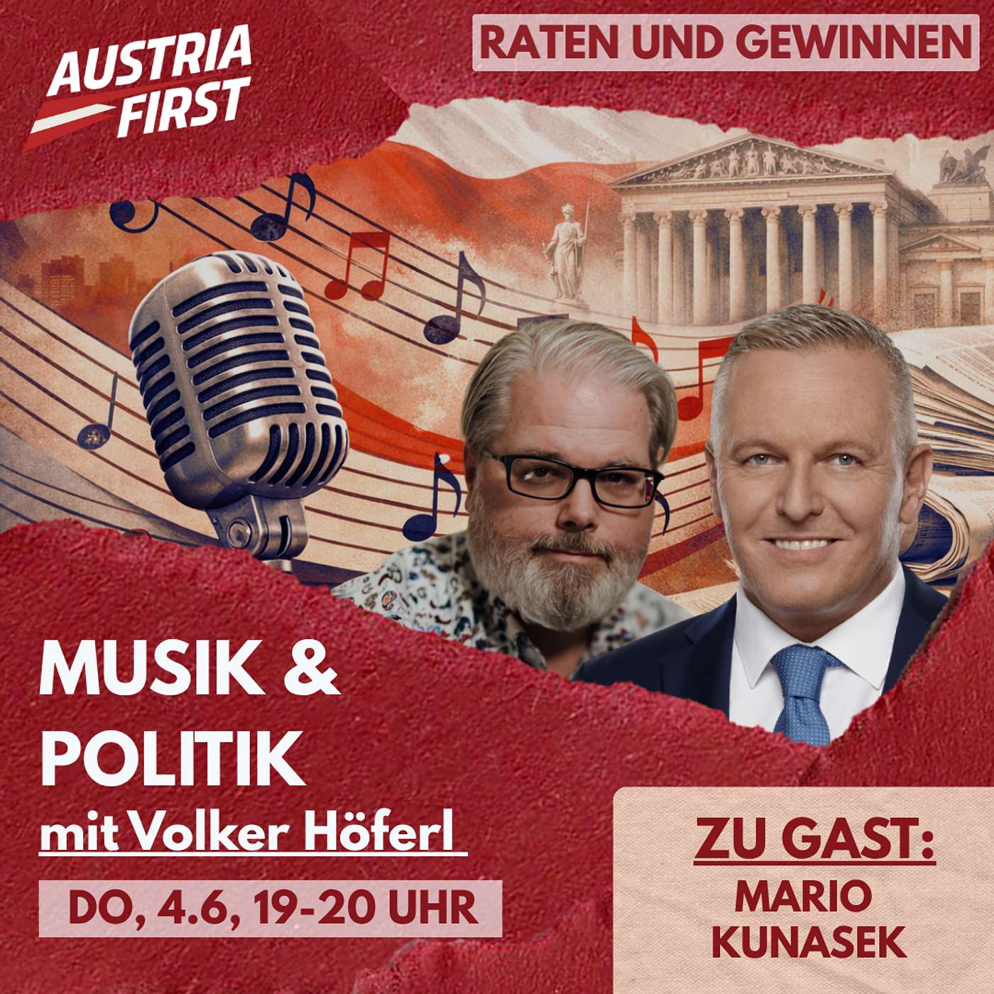 Zwischen Volkskultur und elektronischen Beats - Mario Kunasek bei Musik und Politik episode artwork