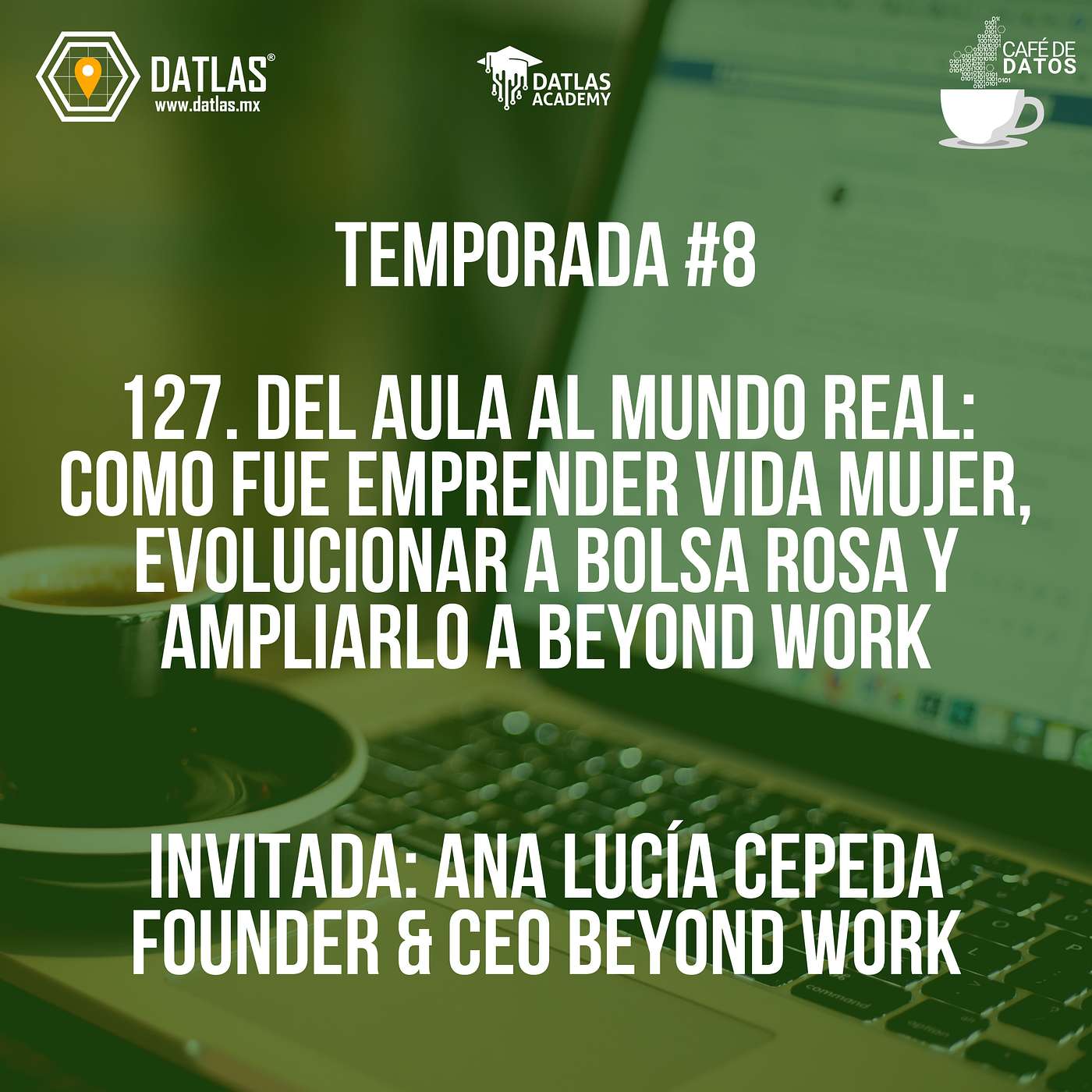 127. Del aula al mundo real: Como fue emprender Vida Mujer, evolucionar a Bolsa Rosa y  ampliarlo a Beyond Work - Invitada: Ana Lucía Cepeda de Beyond Work
