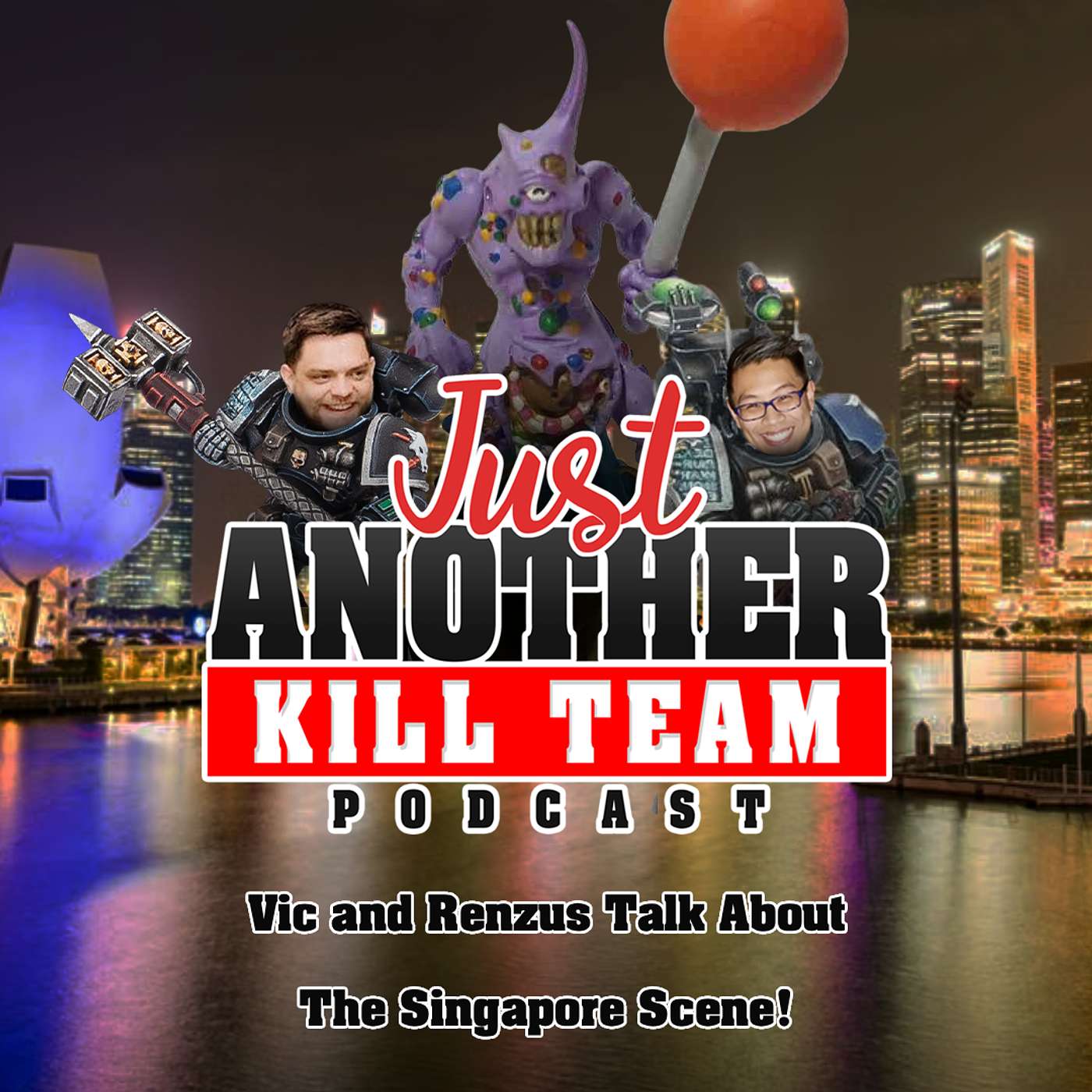 Vic and Renzus talk about the Singapore scene episode artwork