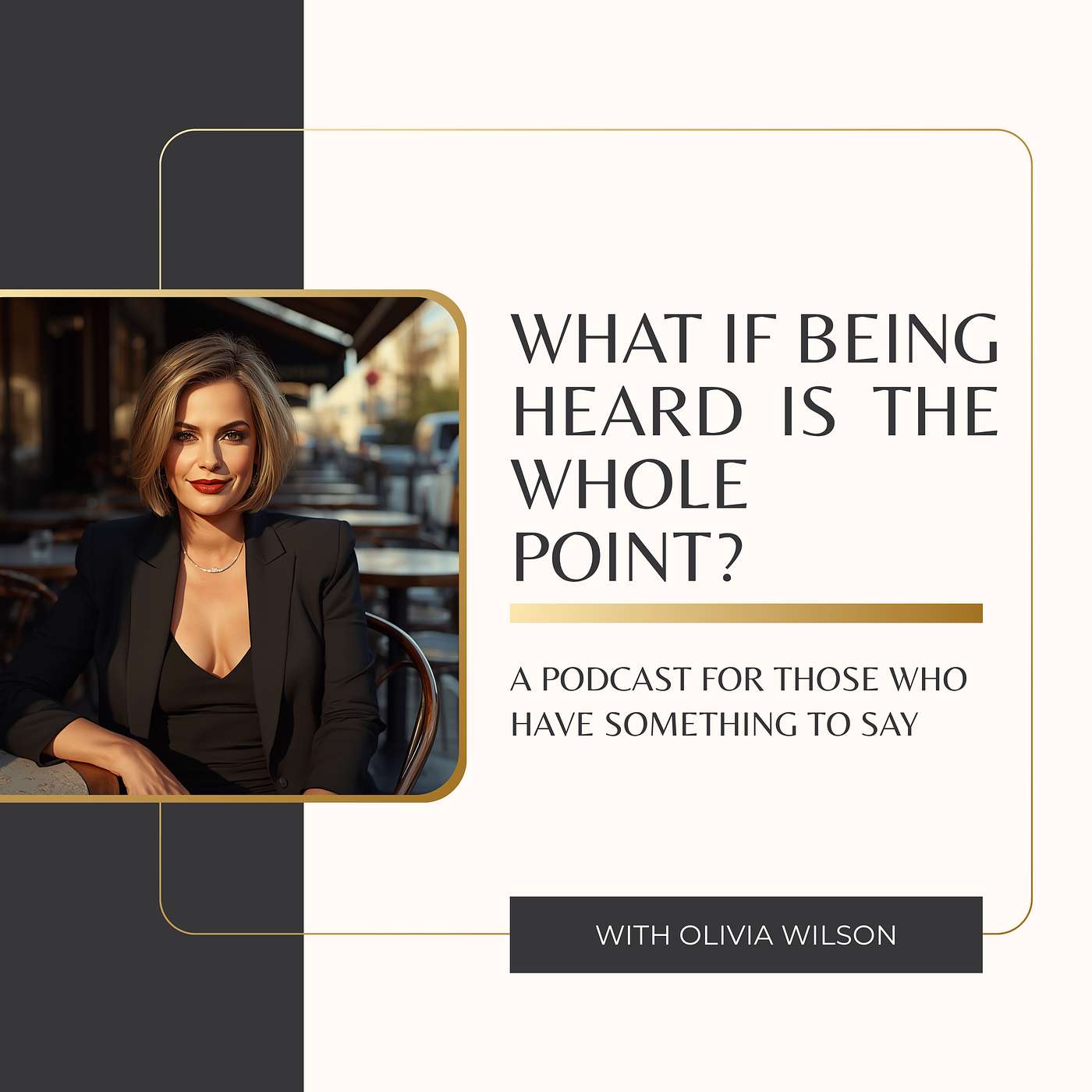 What If Being Heard Is The Whole Point