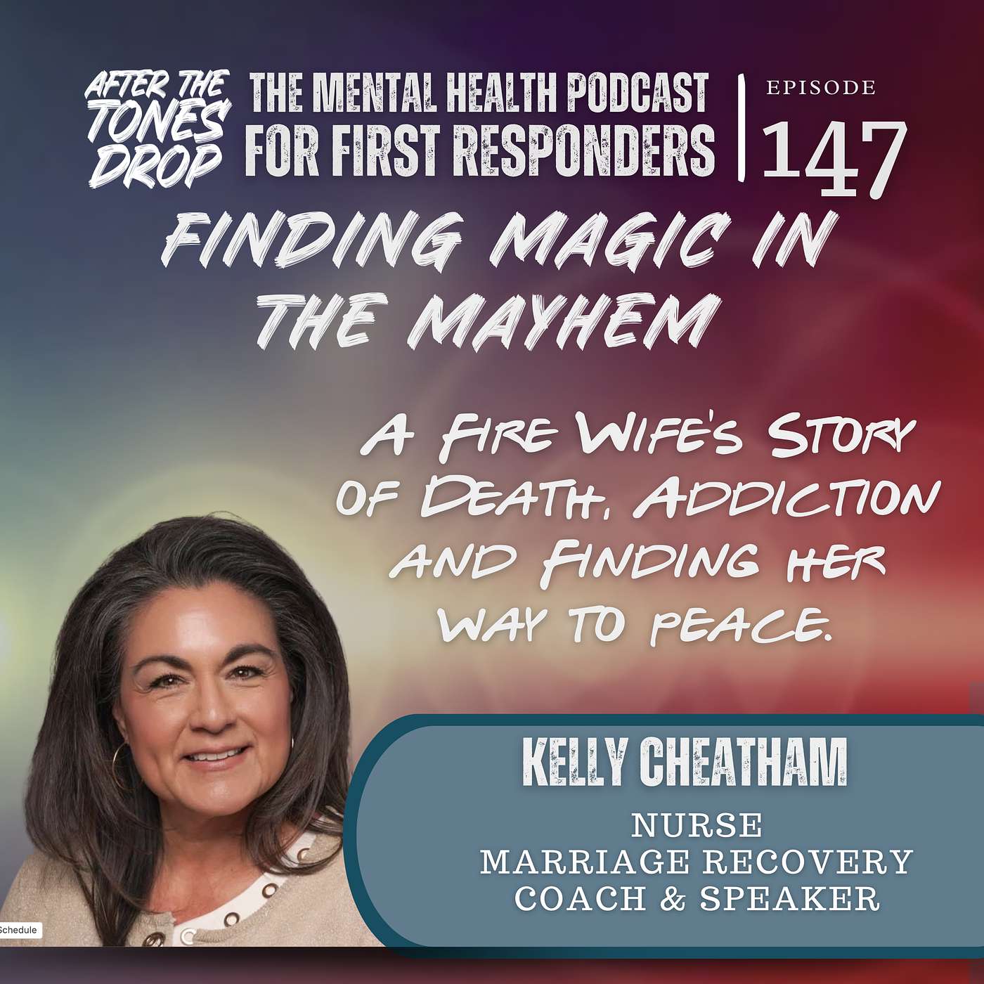 Finding Magic in the Mayhem: A Fire Wife's Story of Death, Addiction and Finding her way to peace.