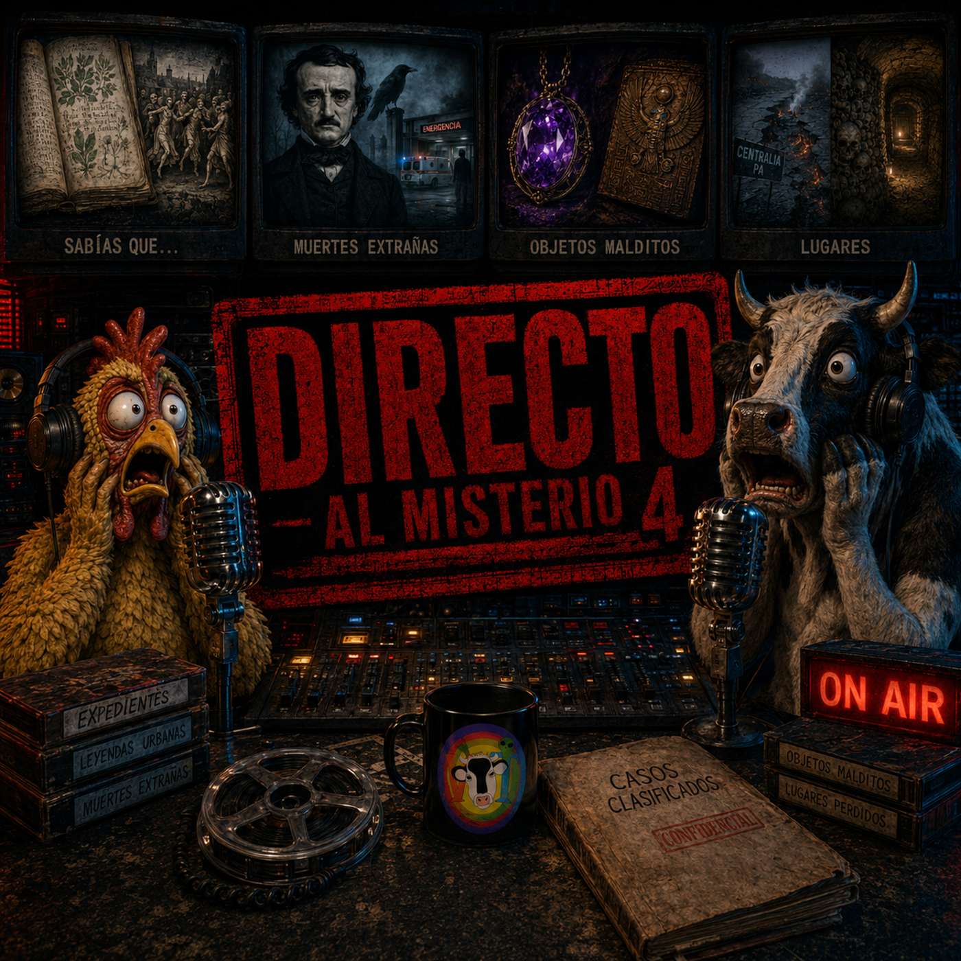 🔴 DIRECTO al Misterio #04: Manuscrito Voynich, Edgar Allan Poe y otros misterios episode artwork