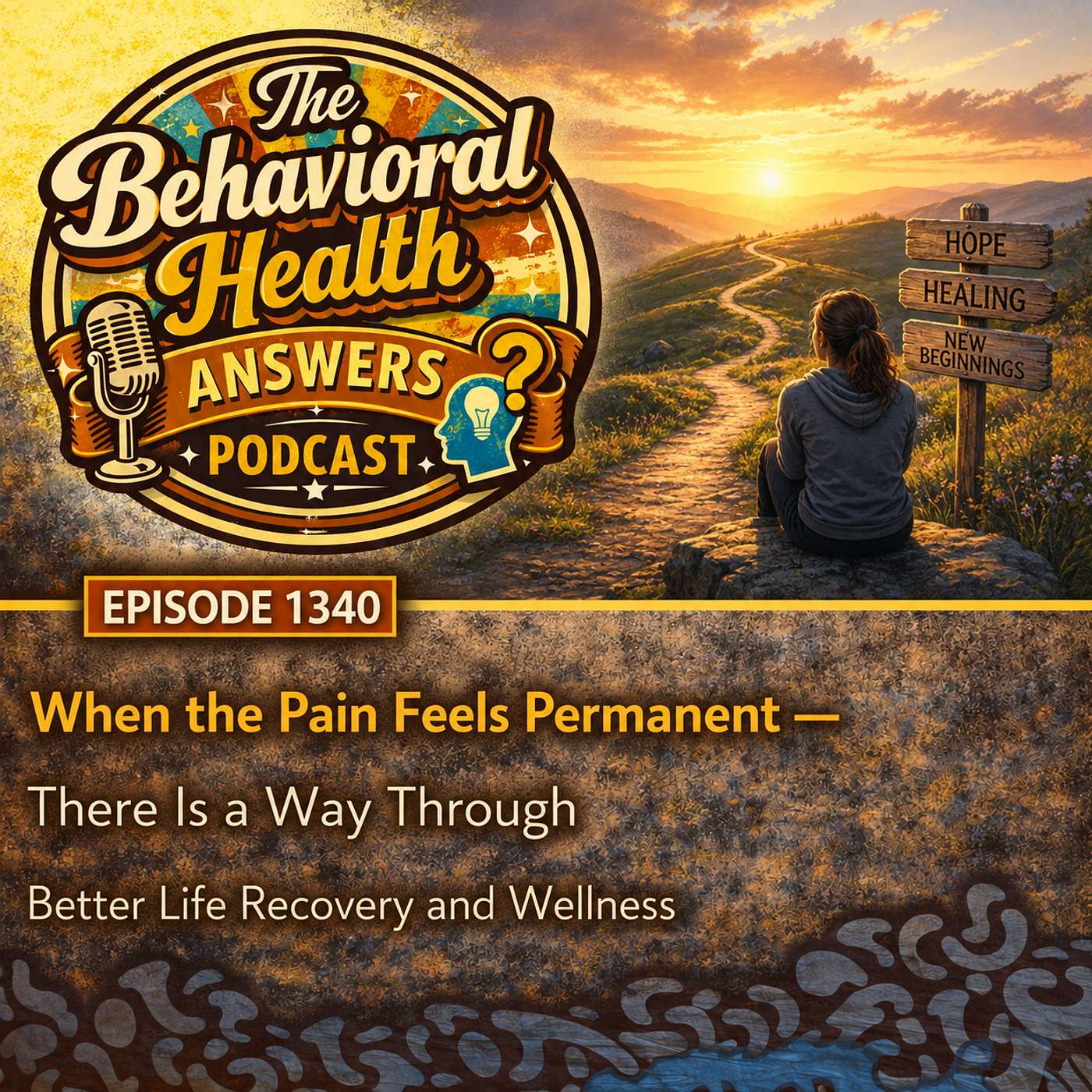 Episode 1340: When the Pain Feels Permanent - There Is a Way Through | Better Life Recovery and Wellness episode artwork