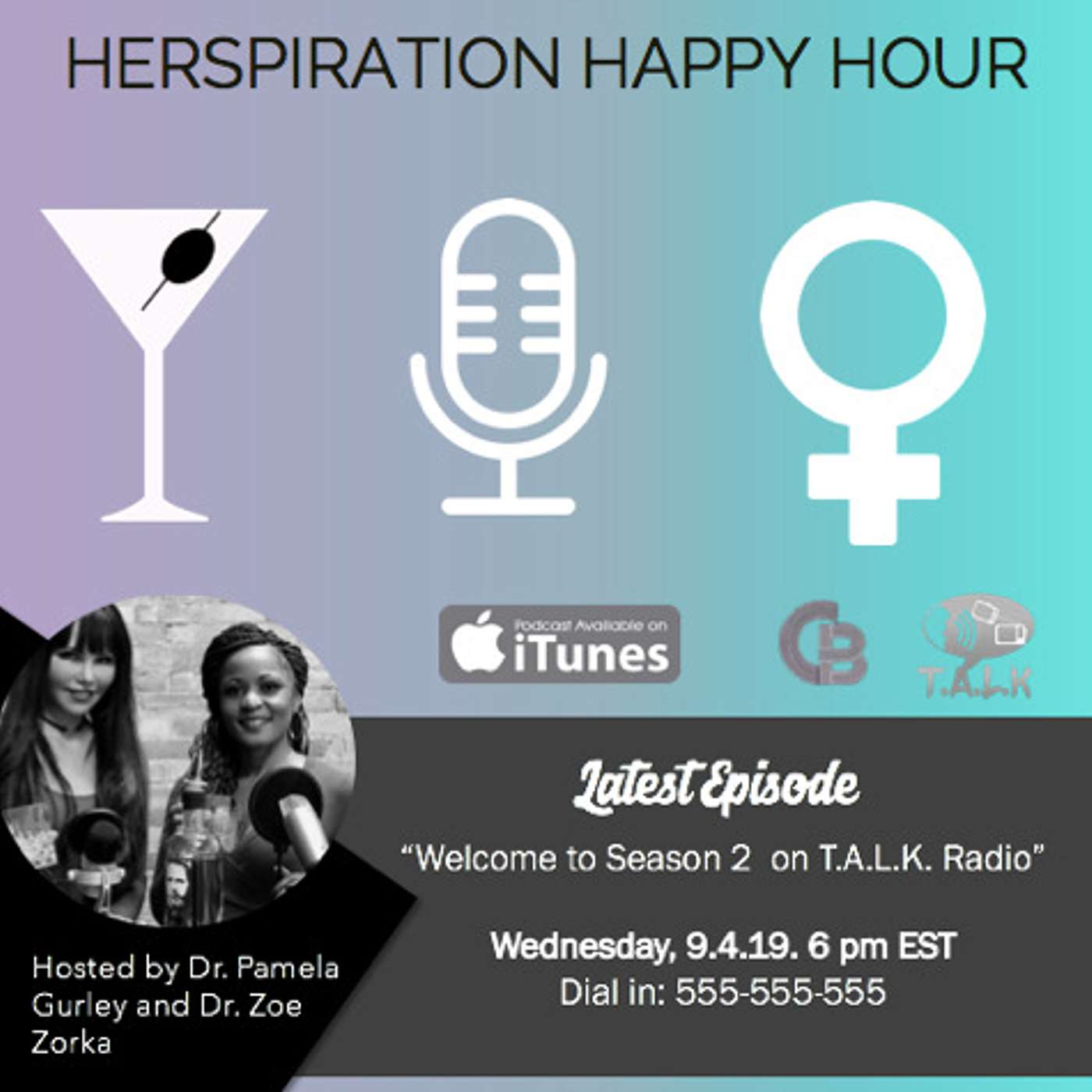 Herspiration Happy Hour Episode 31 (Season TWO): WE ARE BACK AND ON RADIO!