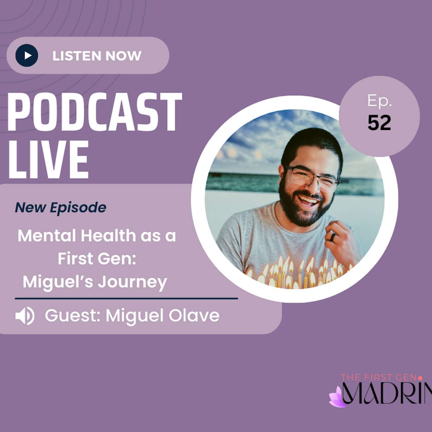 E-52 Mental Health as a First Gen: Miguel's Journey