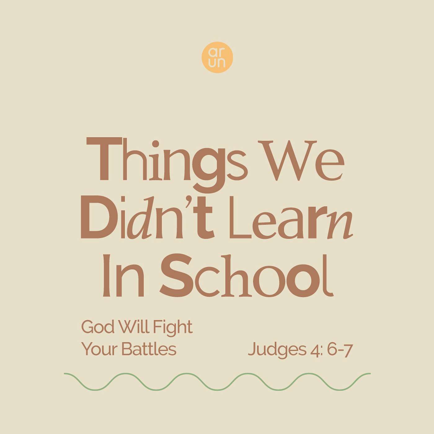 Things We Didn't Learn In School: Lessons From The Prophets - God Will Fight Your Battles! episode artwork