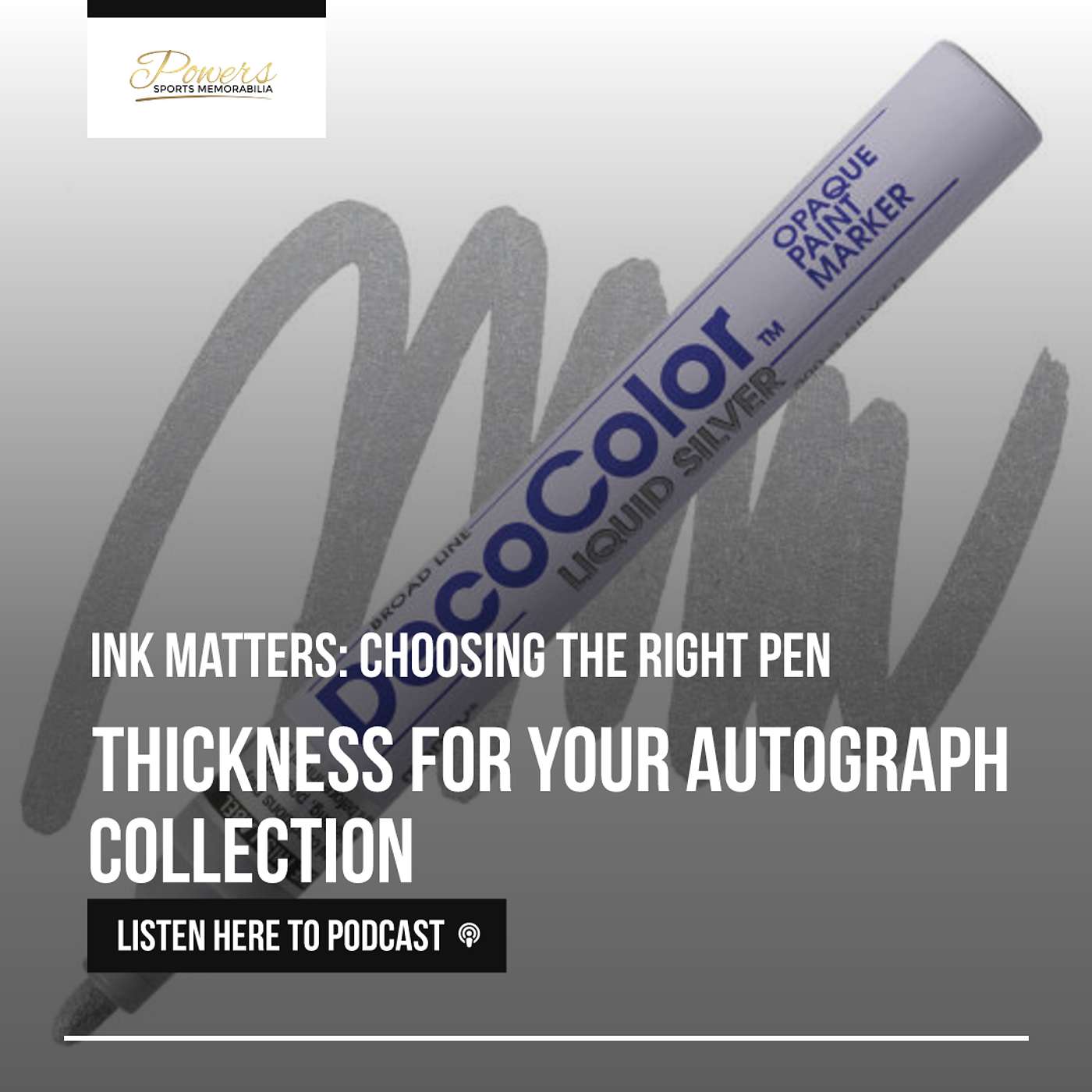 Ink Matters: Choosing the Right Pen Thickness for Your Autograph Collection