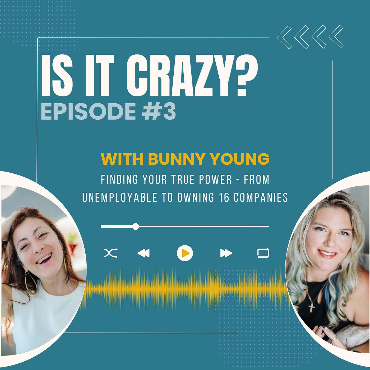 Finding Your True Power - From Unemployable to Owning 16 Companies, with Bunny Young episode artwork