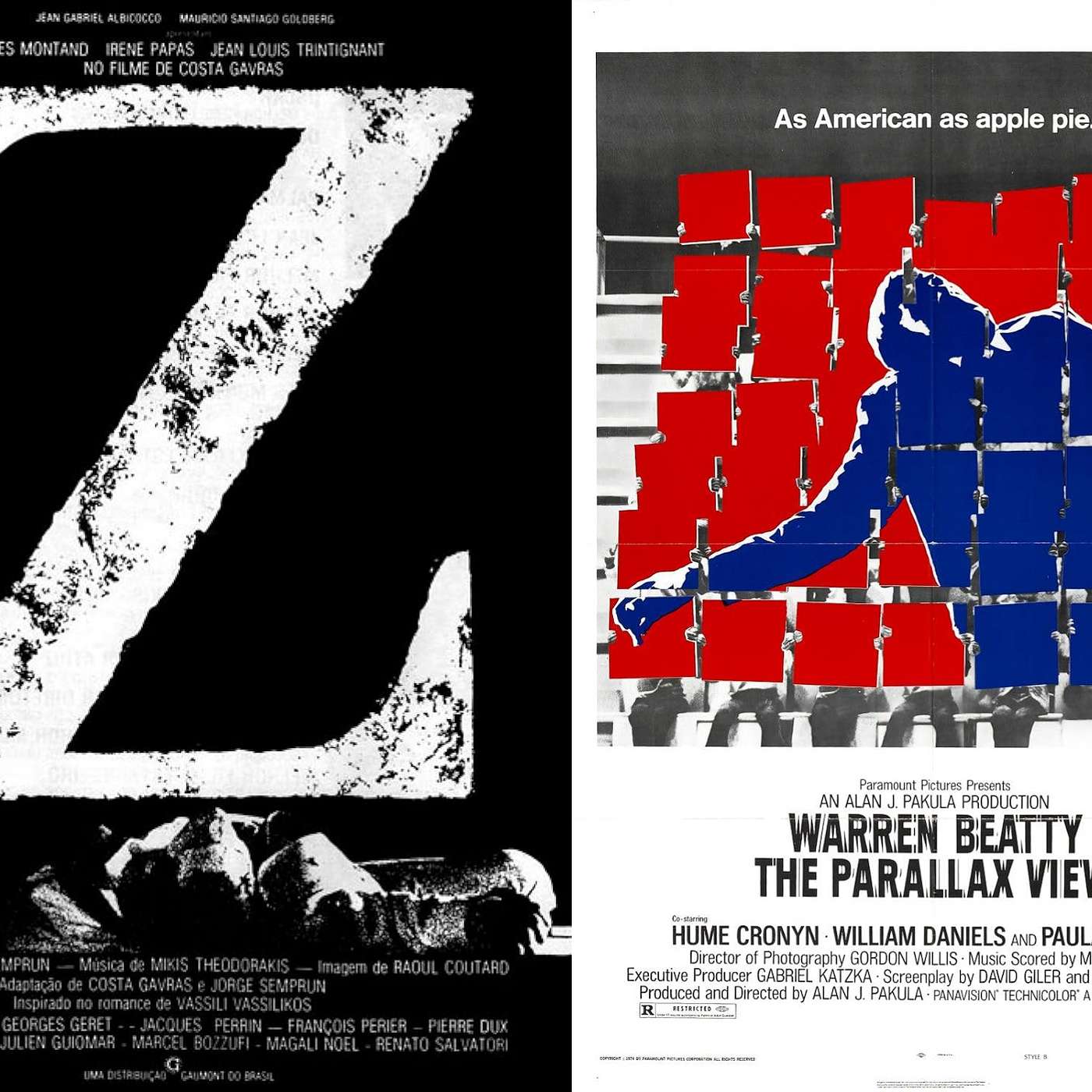 149: Z (1969) and The Parallax View (1974)