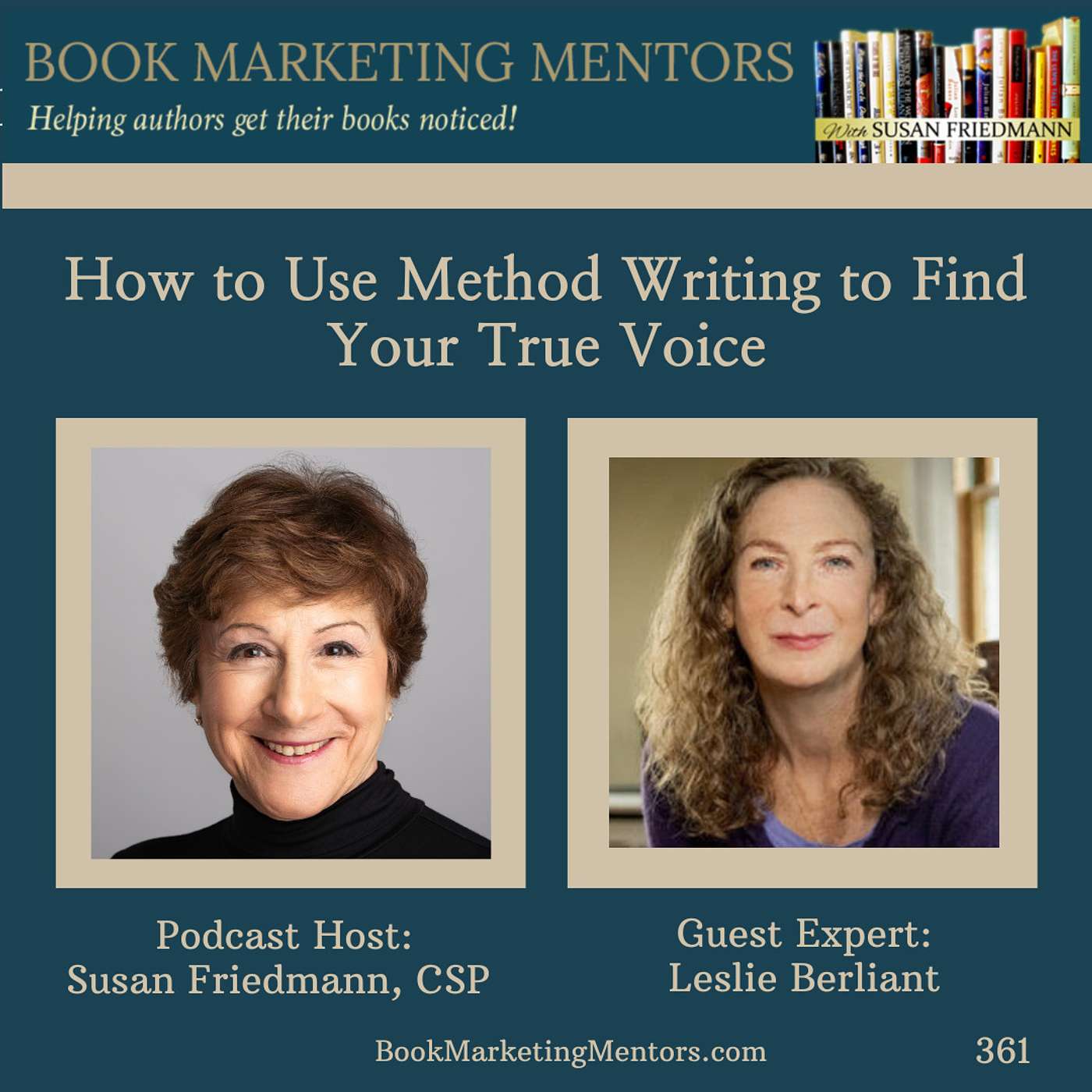 How to Best Use Method Writing to Find Your True Voice - BM361 - podcast episode cover