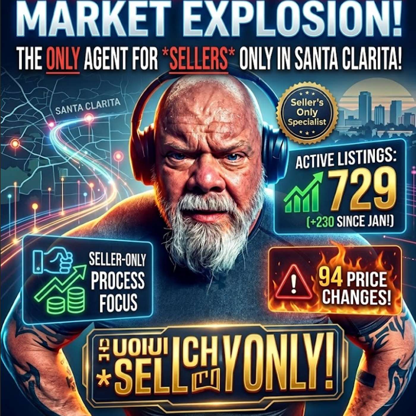 SCV Market Watch: 729 Active, Nearly Half Failing to sell each week and price reductions to pay attention to