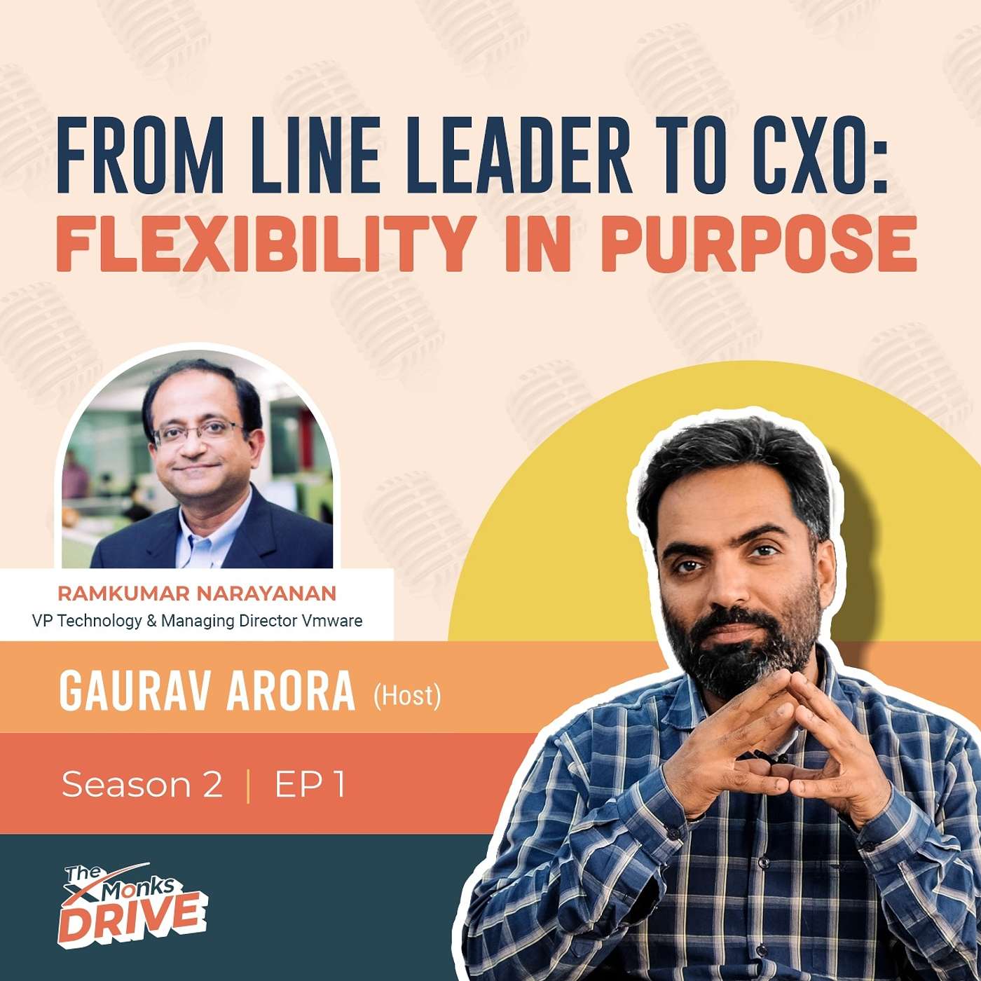 S2 E1: Ramkumar Narayanan -  From Line Leader to CXO: Flexibility in Purpose