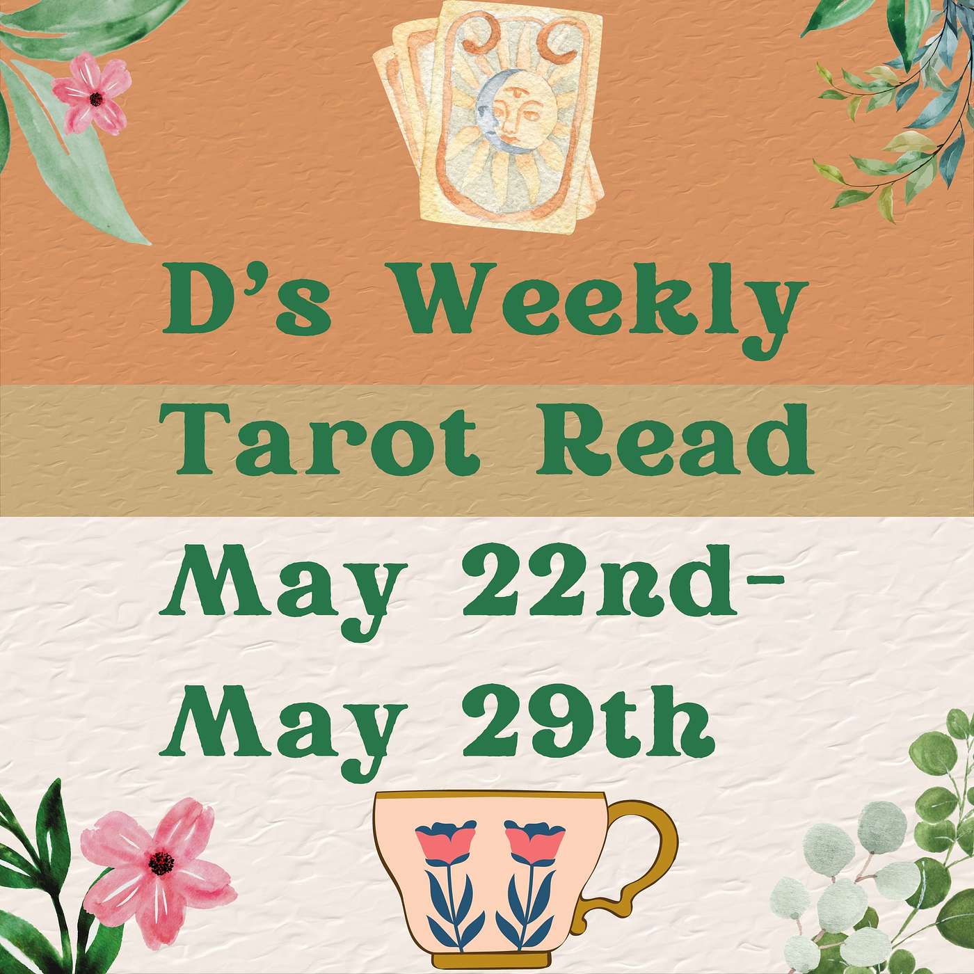 D's Weekly Tarot Card Read May 22nd-May29th episode artwork