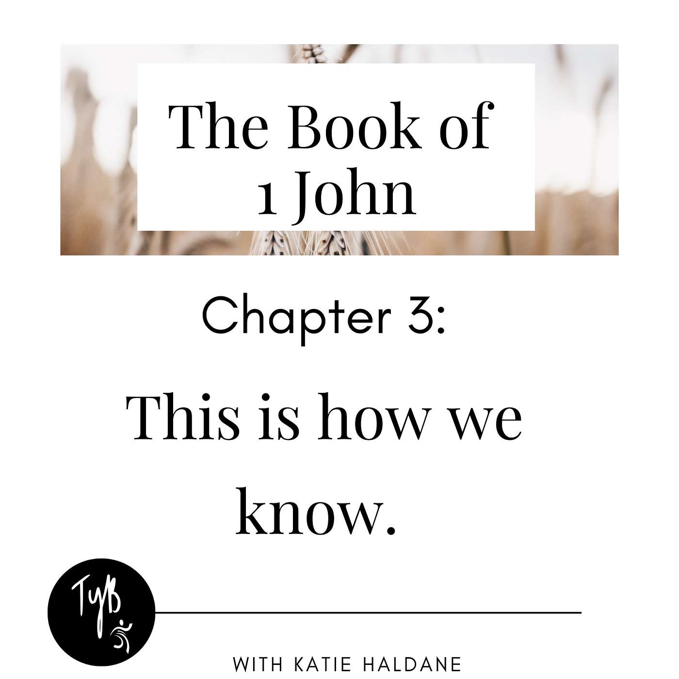 This is how we know - 1 John Chapter 3 episode artwork