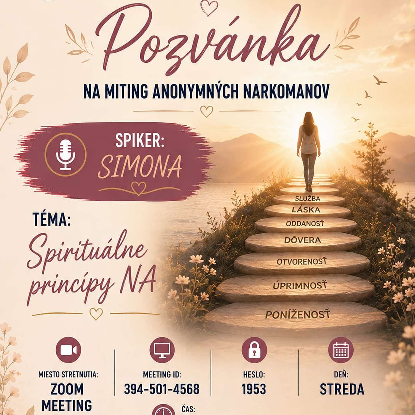 Spirituálne princípy NA (Streda spiker) - Simona (SK) - 15. 7. 2026 episode artwork