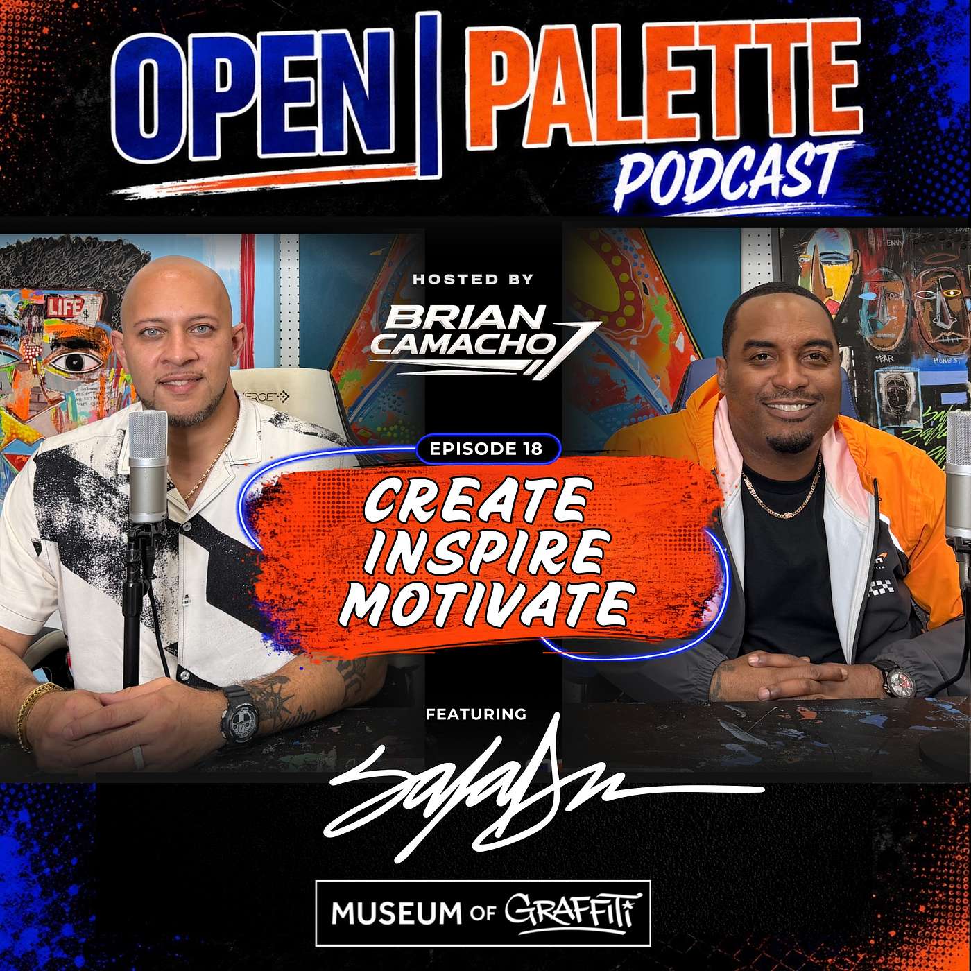 Create, Motivate and Inspire featuring King Saladeen | Open Palette Podcast | Episode 18 episode artwork