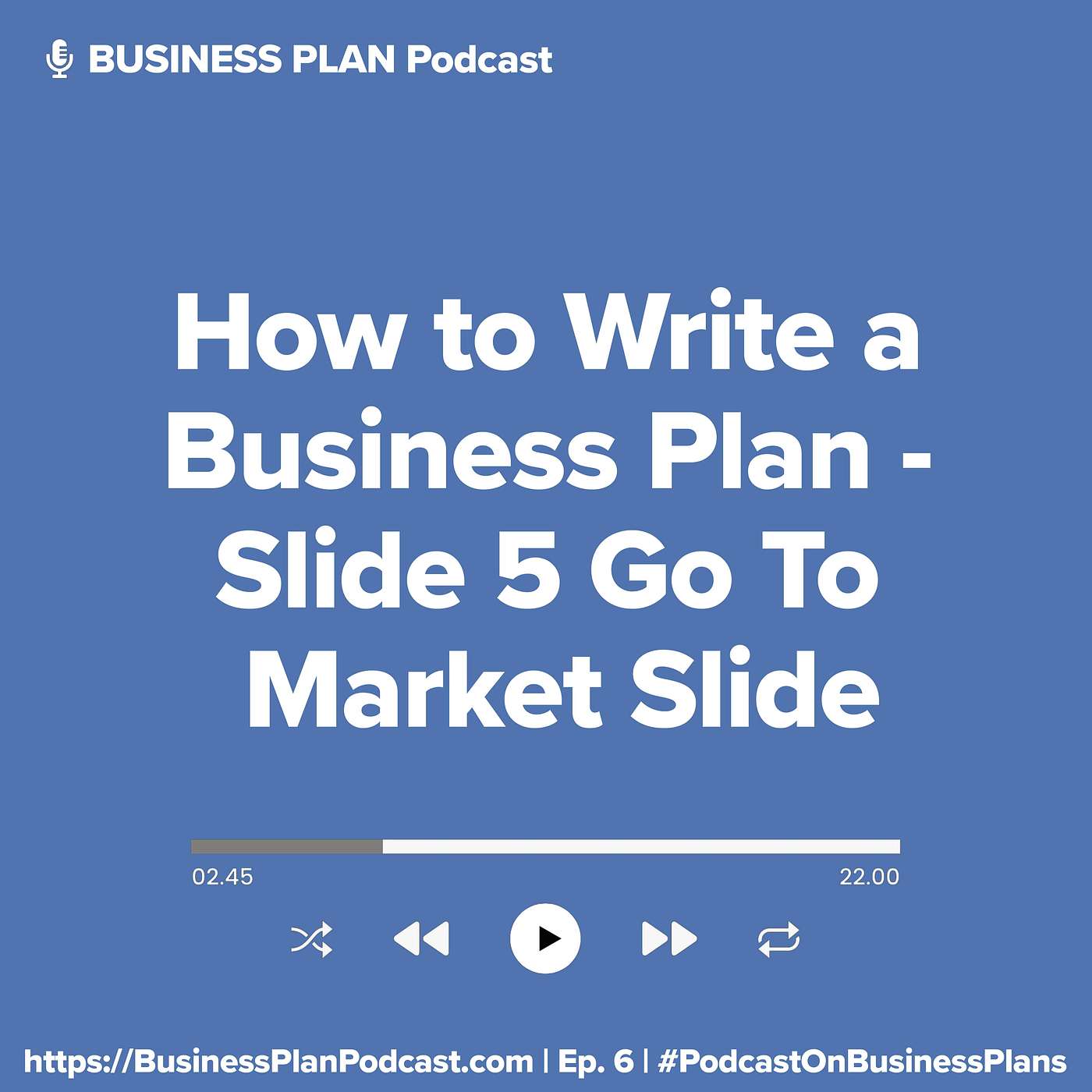 How to Write a Business Plan - Slide 5 Go To Market Slide