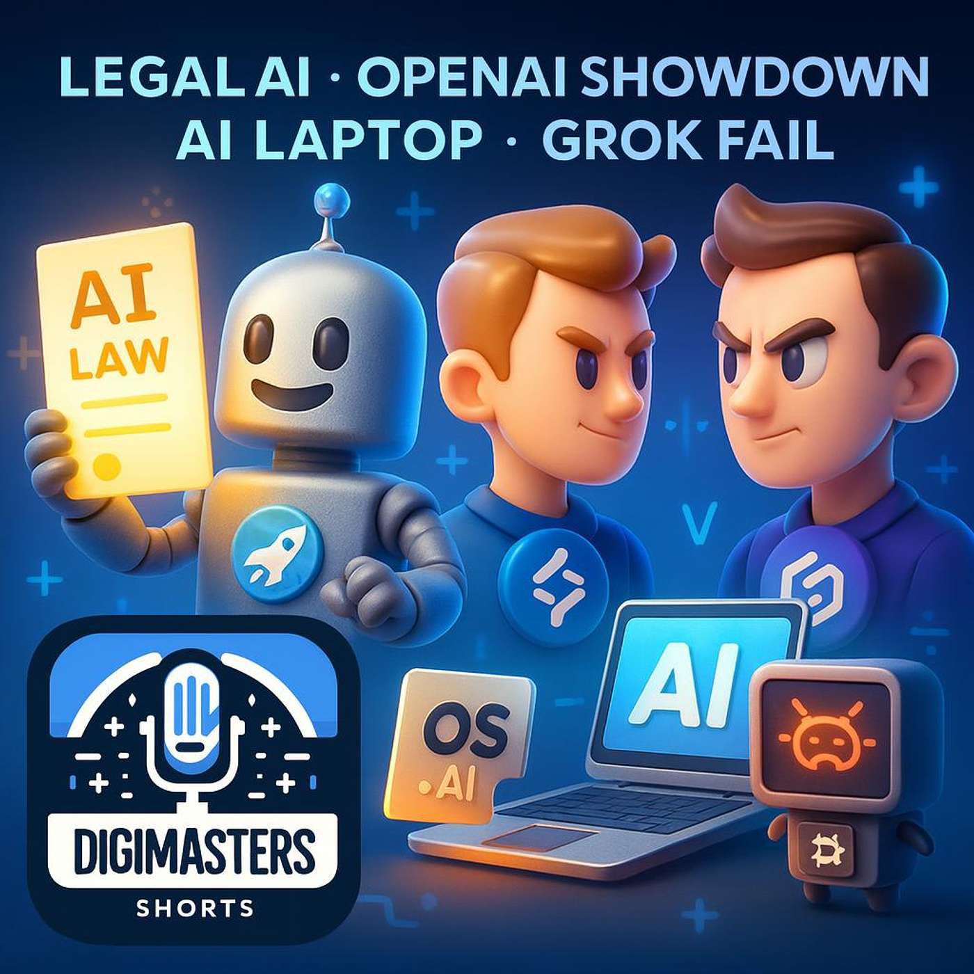Anthropic's Legal AI Revolution, Musk vs Altman OpenAI Showdown, Google Kills ChromeOS for AI Laptop, Musk's Grok Fails Spectacularly episode artwork