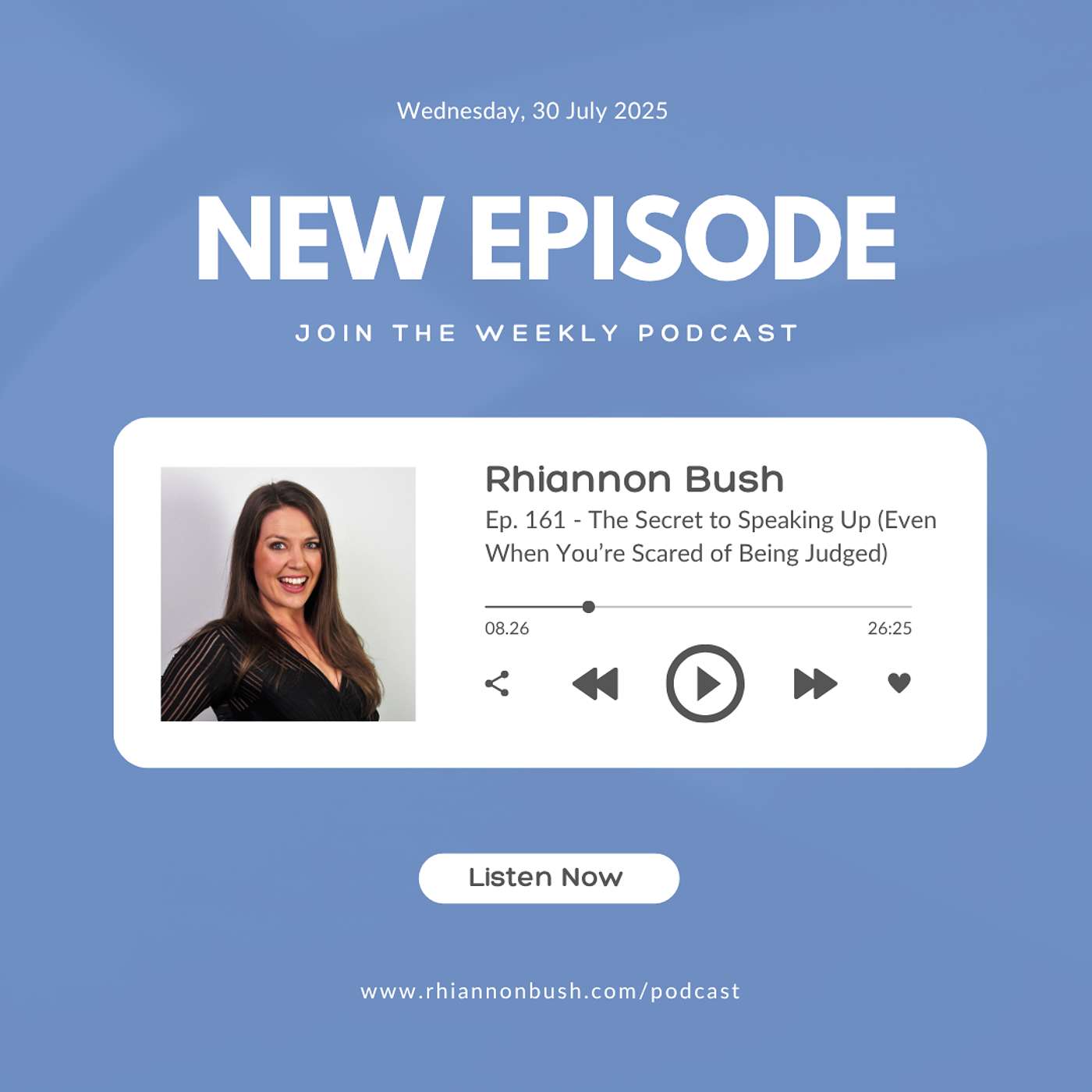 Ep. 161 - The Secret to Speaking Up (Even When You’re Scared of Being Judged)