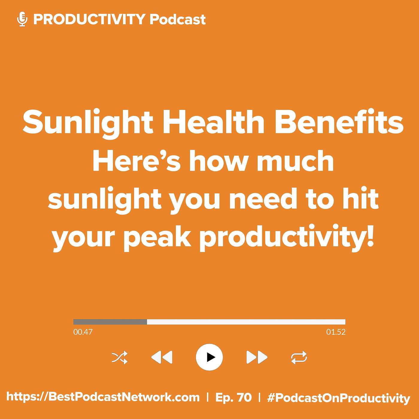 Sunlight Health Benefits. Here’s how much sunlight you need to hit your peak productivity potential.