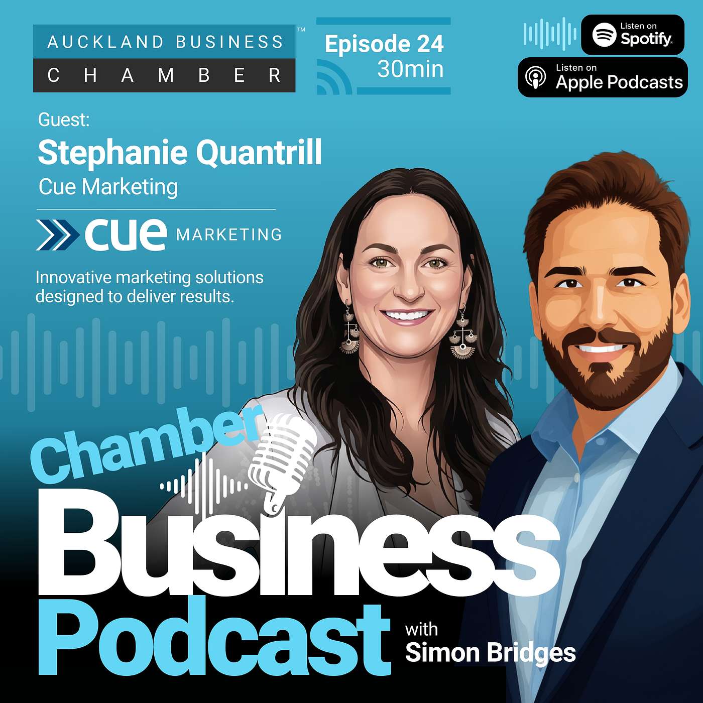 Tune in for real marketing lessons that actually stick - Episode 24 of the Chamber Business Podcast episode artwork