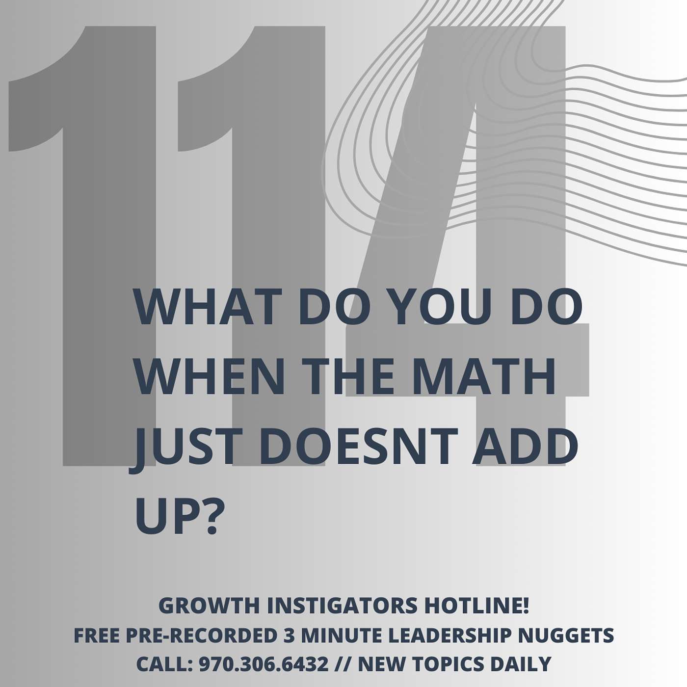 #114 What do you do when the math just doesn't add up? episode artwork