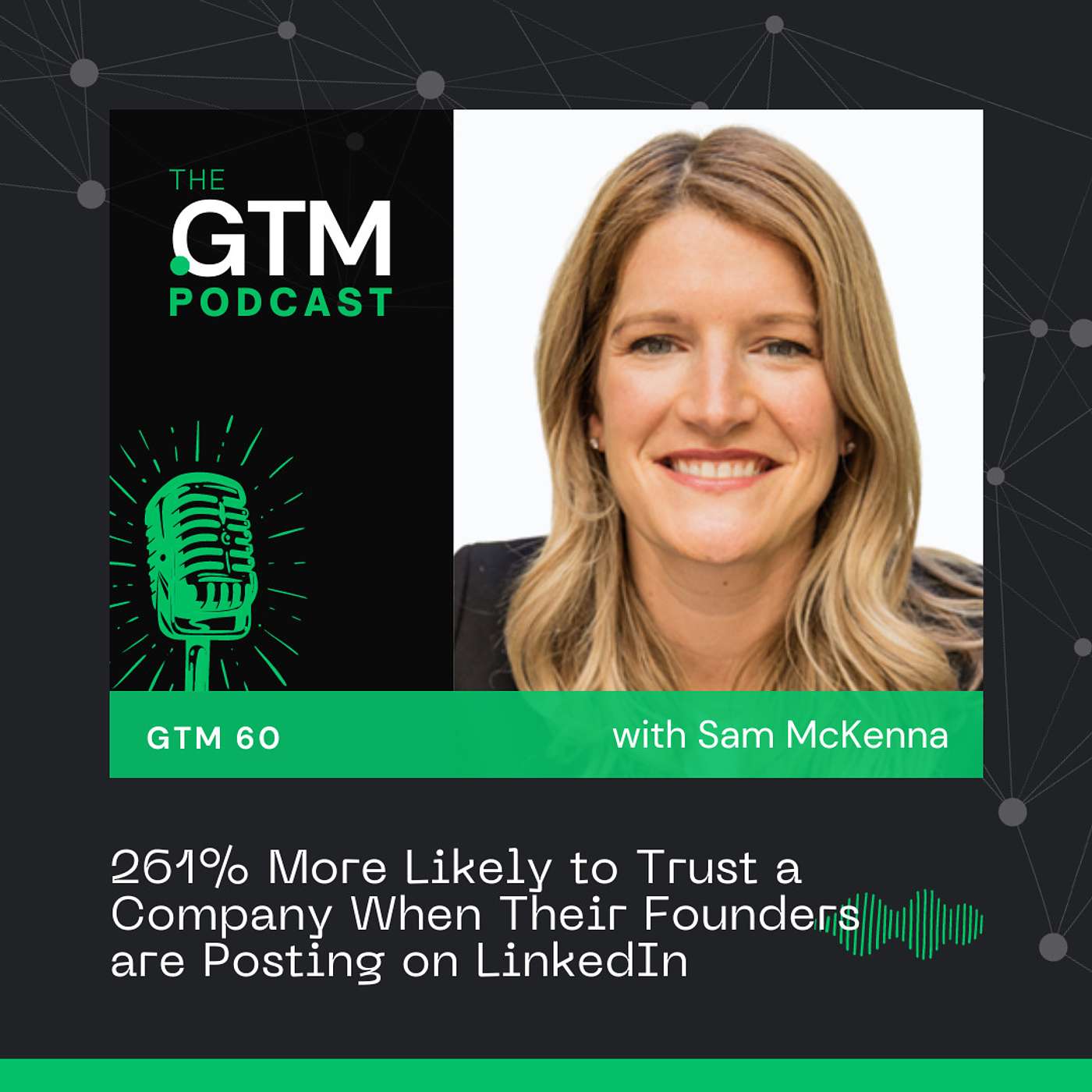 GTM 60: 261% More Likely to Trust a Company When Their Founders are Posting on LinkedIn with Sam McKenna