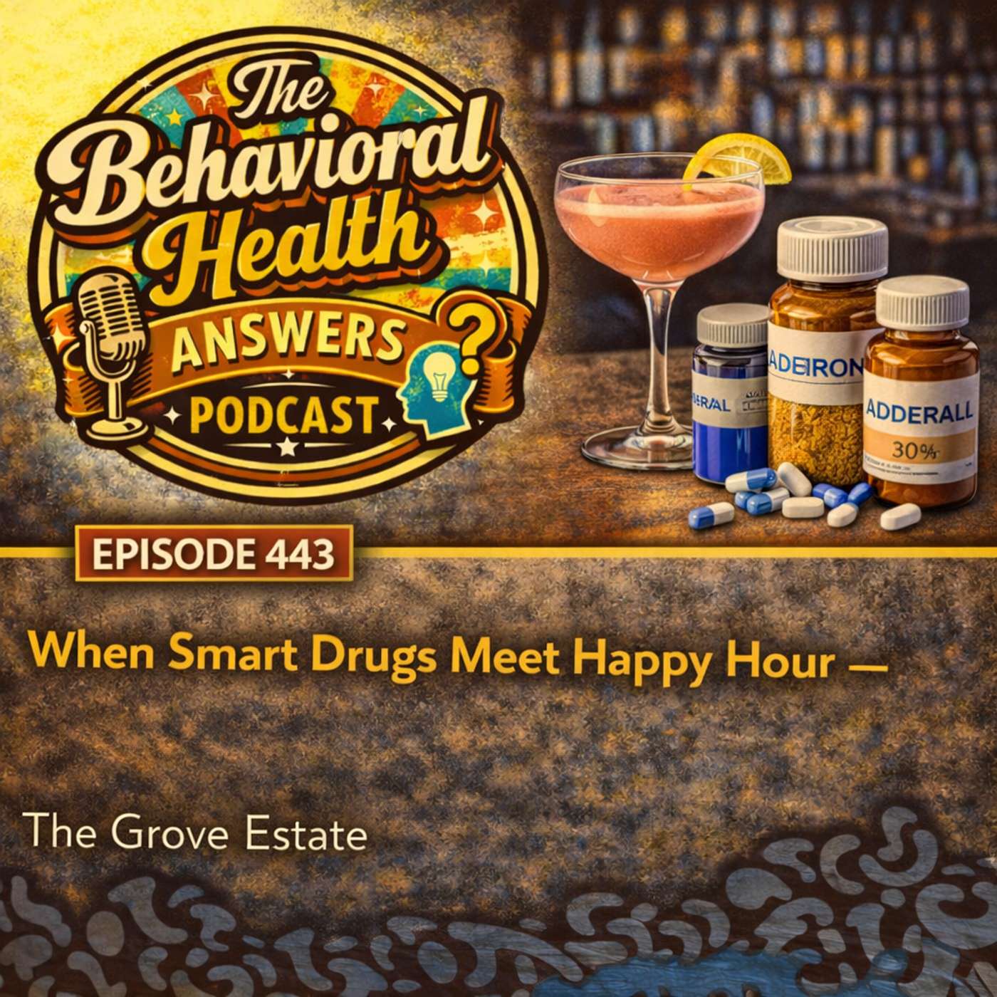 Episode 443: When Smart Drugs Meet Happy Hour | The Grove Estate episode artwork