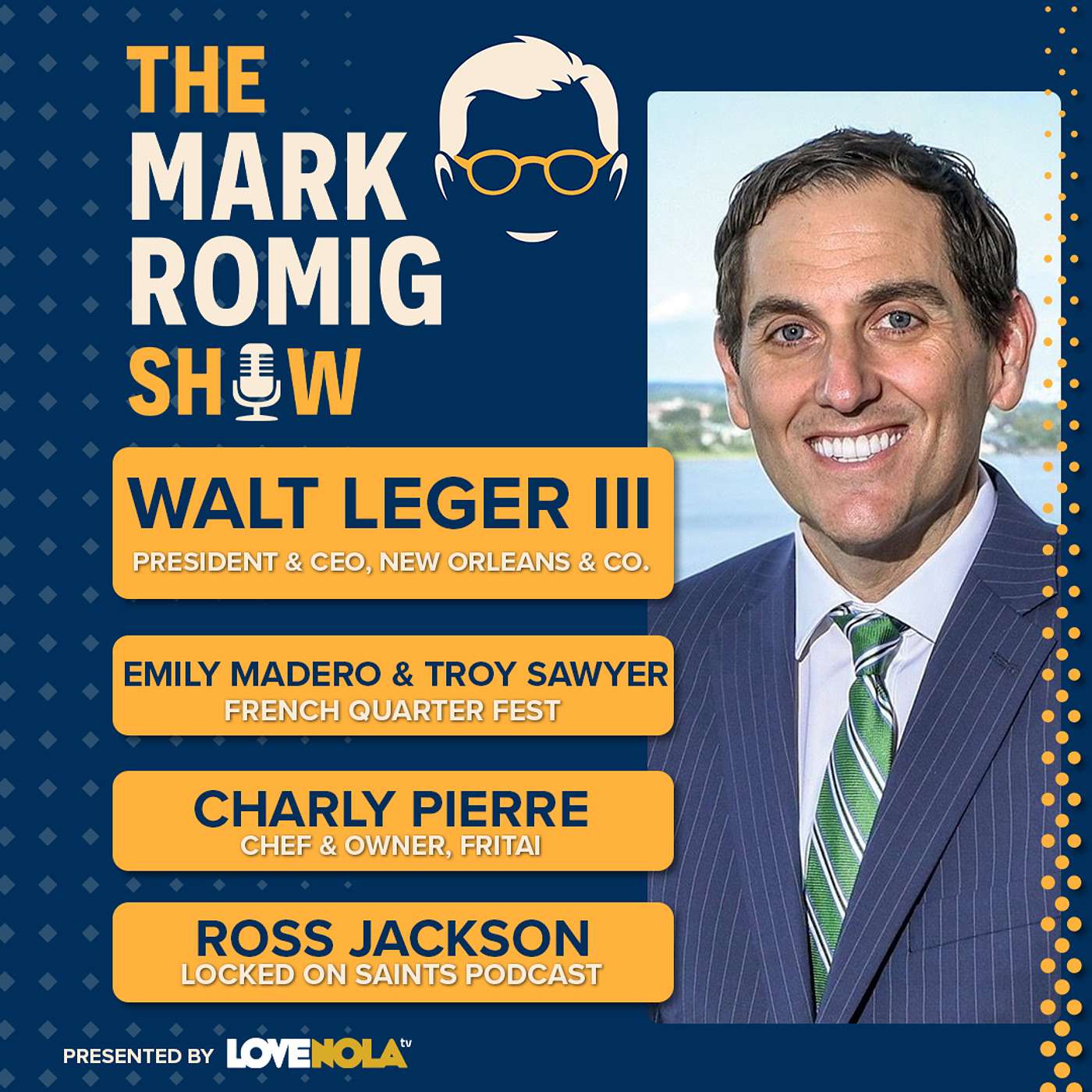 Walt Leger on New Orleans’ Global Appeal + French Quarter Fest Preview & Saints Draft Insights | Ep. 12 episode artwork