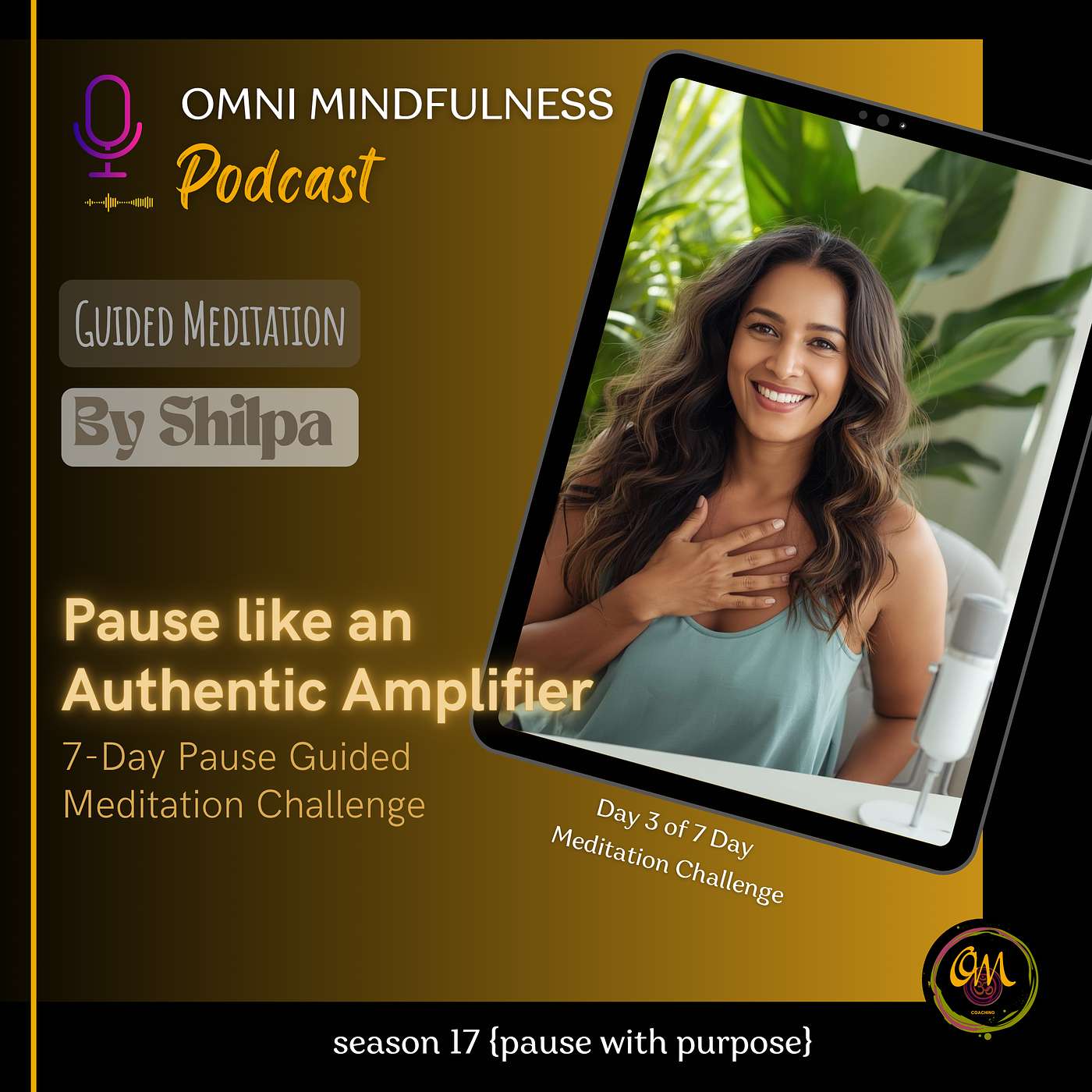 Pause Like an Authentic Amplifier: A Guided Meditation by Podcast Host, Shilpa (Epi. 238) Pause Like an Authentic Amplifier: A Guided Meditation by Podcast Host, Shilpa (Epi. 238)