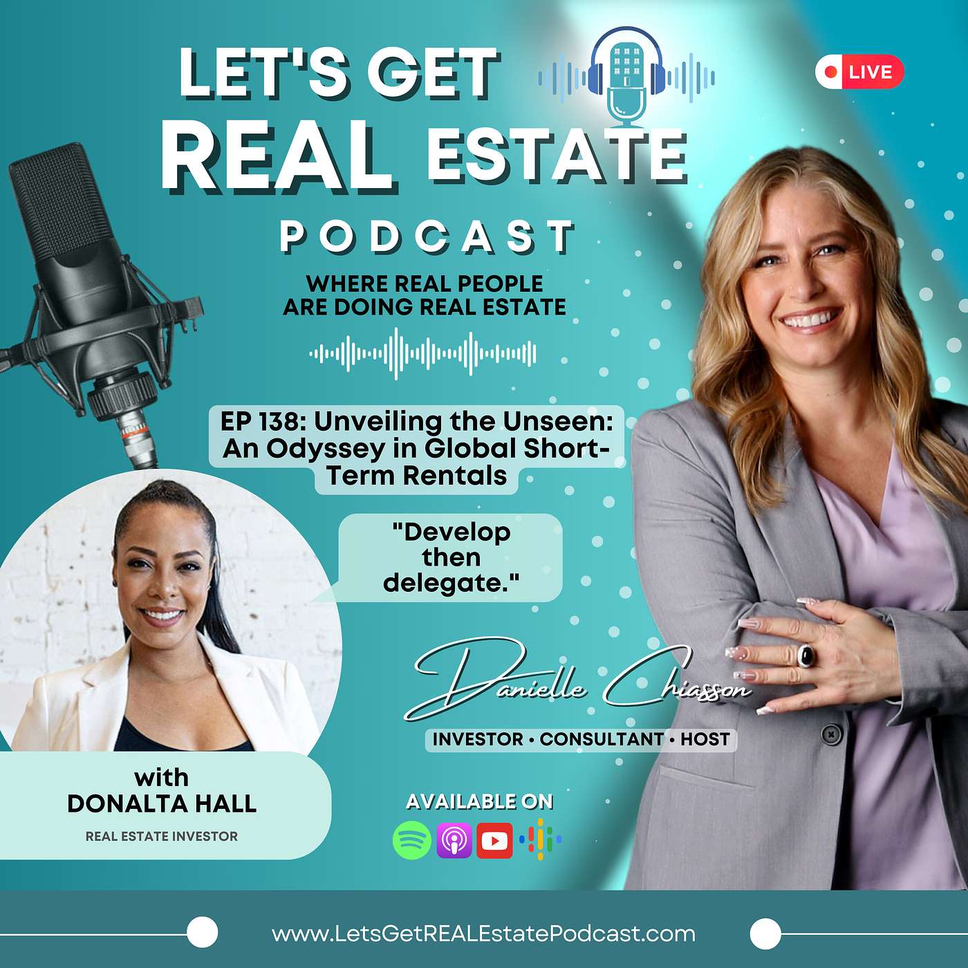 Unveiling the Unseen: An Odyssey in Global Short-Term Rentals with Donalta Hall Ep. 138 episode artwork
