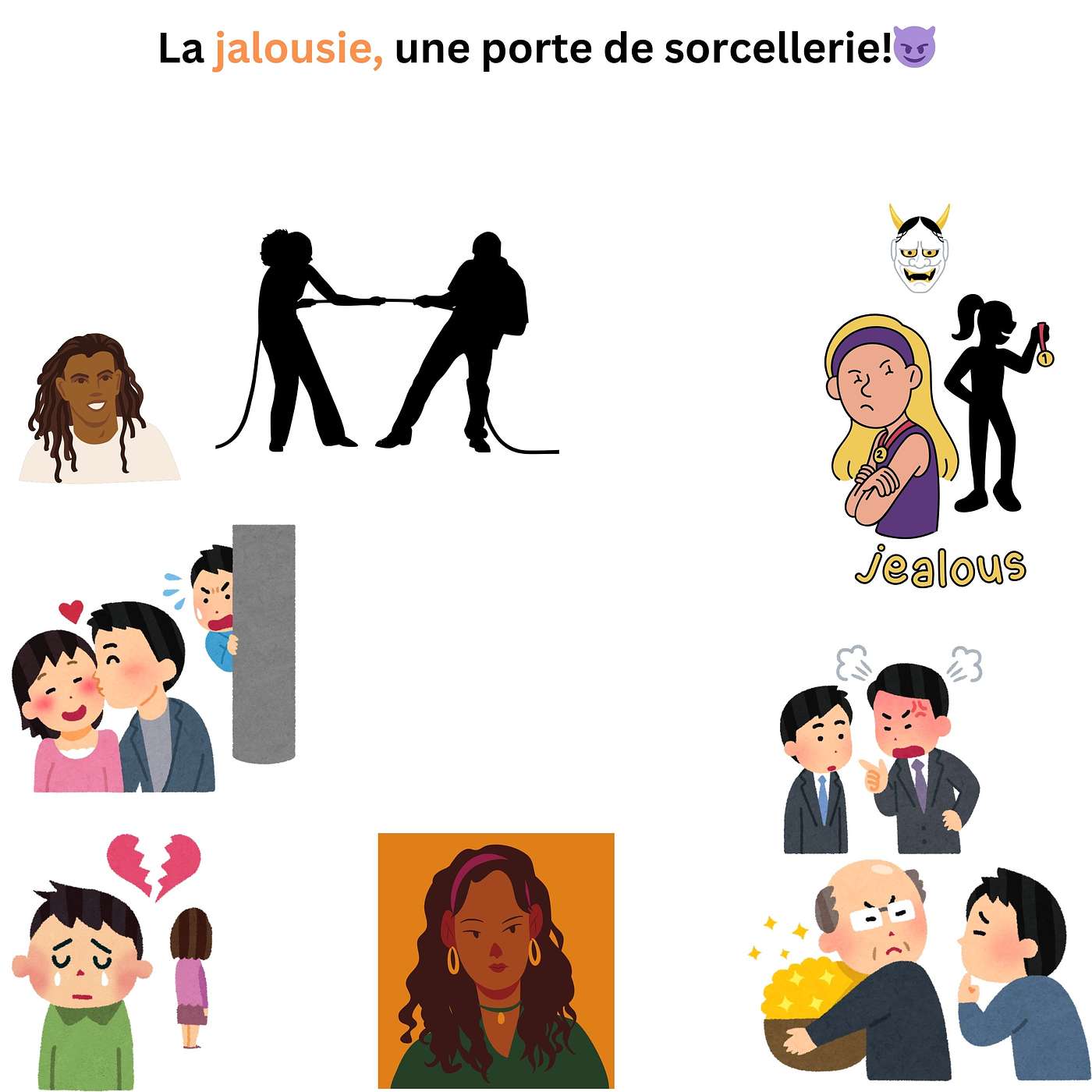 La jalousie😲   ouvre la porte à la sorcellerie !😈