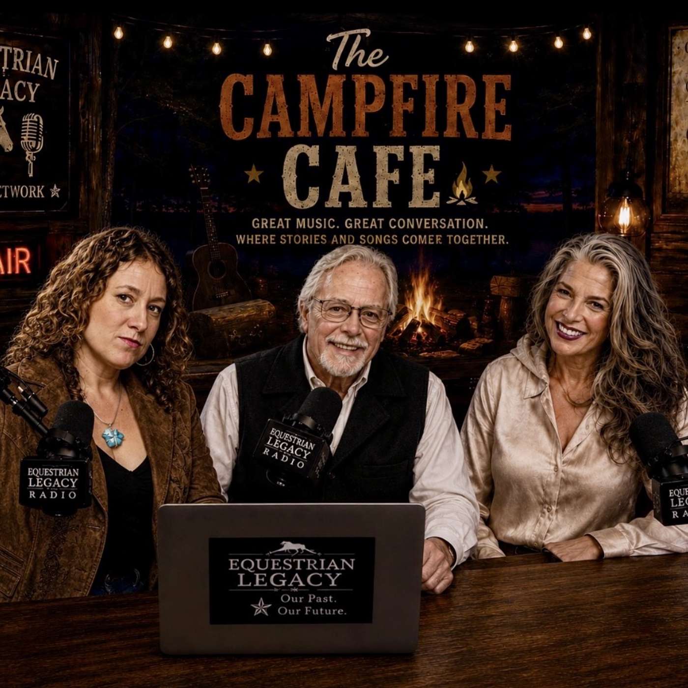 CAROLYN SILLS of POI ROGERS on THE CAMPFIRE CAFE on EQUESRIAN LEGACY RADIO