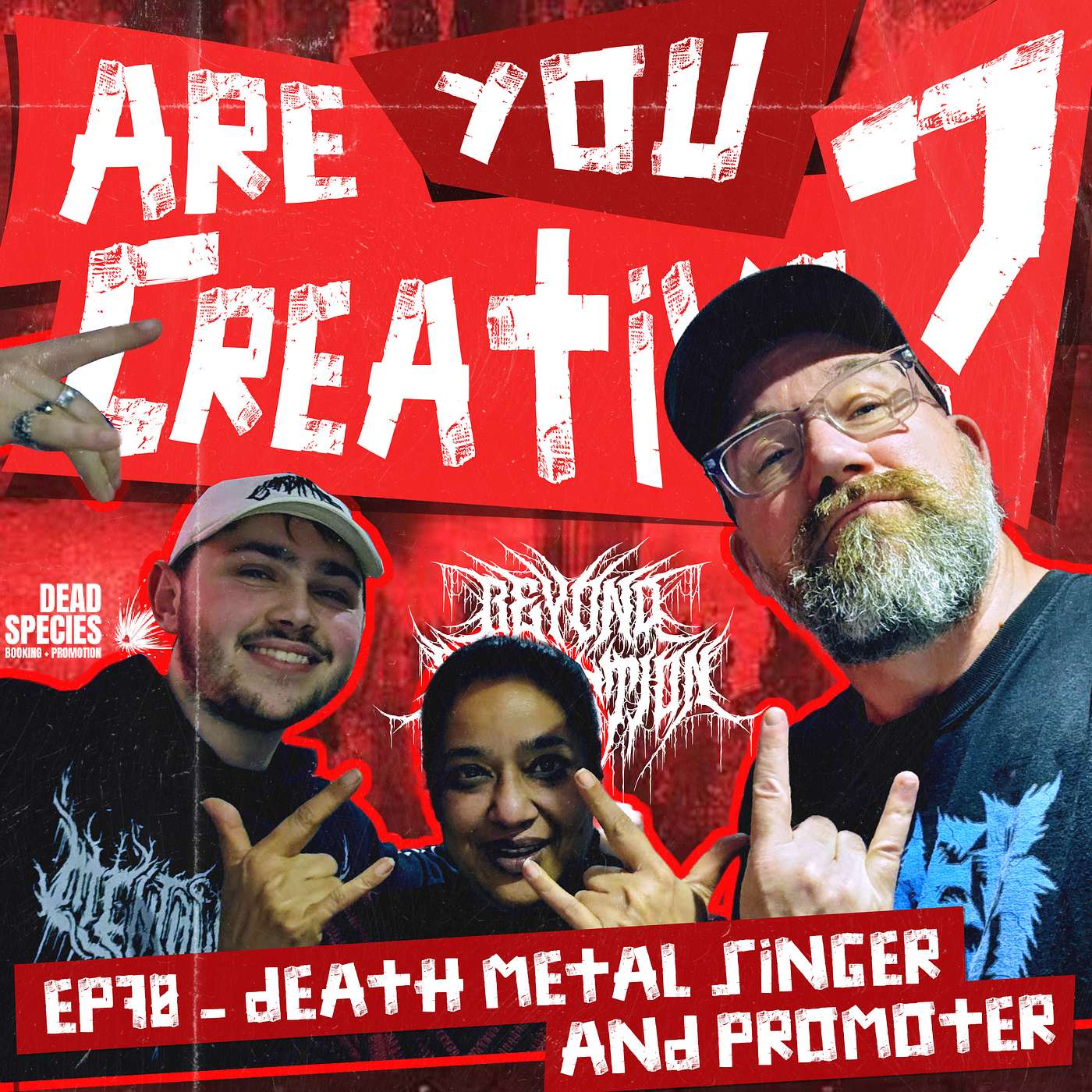 EP70 - DEATH METAL PROMOTER AND SINGER - Jasper Harmer episode artwork
