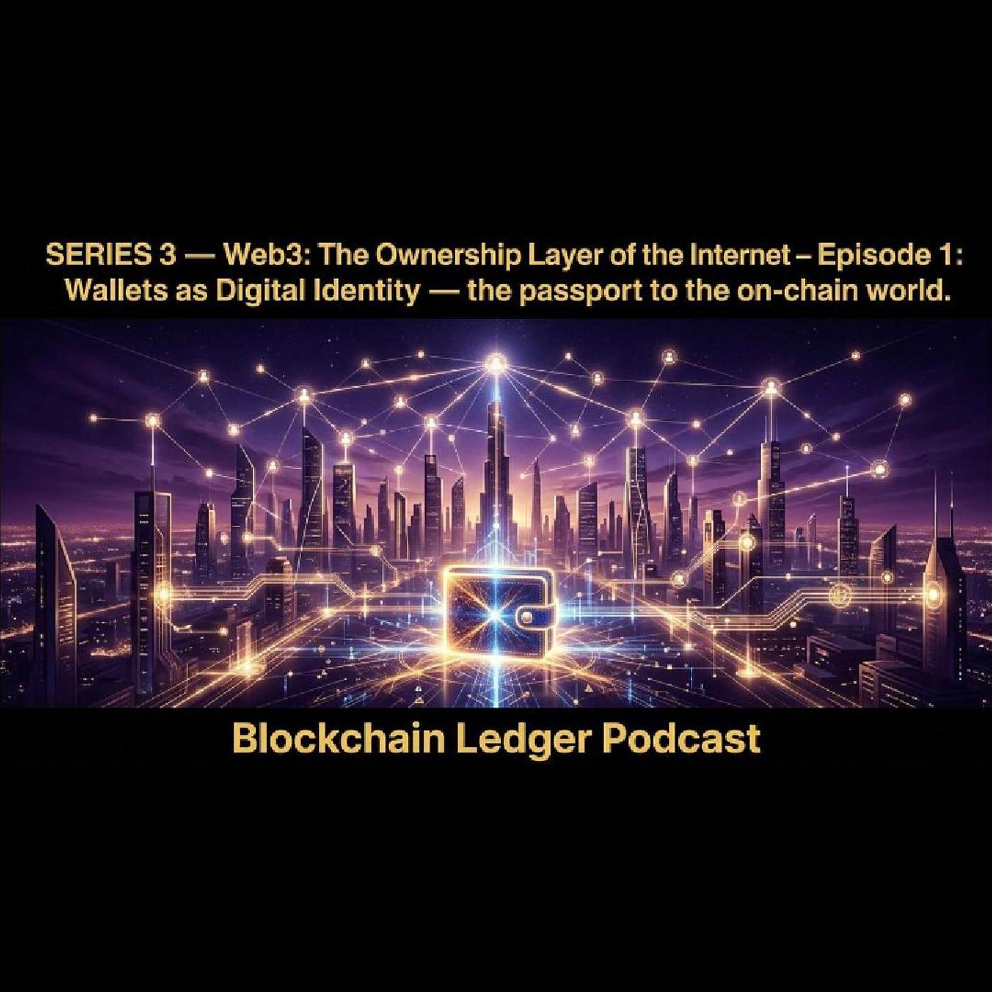 SERIES 3 — Web3: The Ownership Layer of the Internet – Episode 1: Wallets as Digital Identity — the passport to the on‑chain world. episode artwork