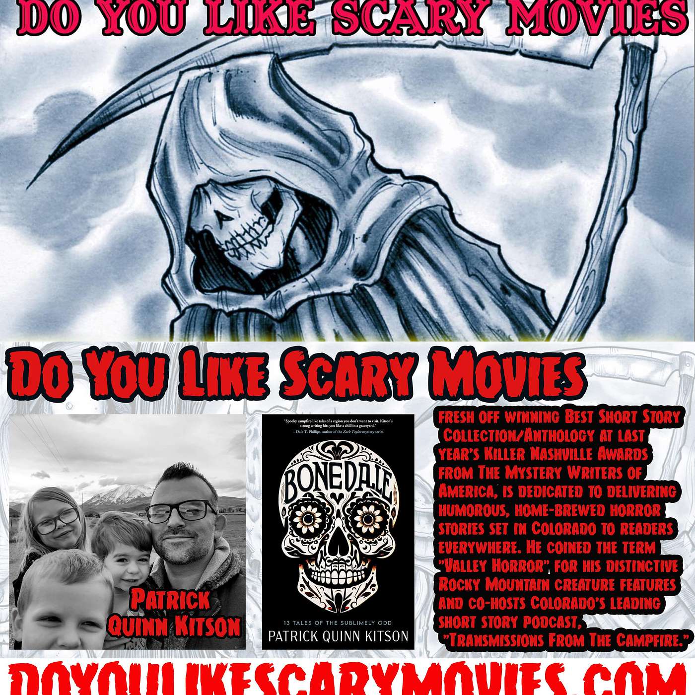 Join us as we tal to Patrck Kitson about his writing