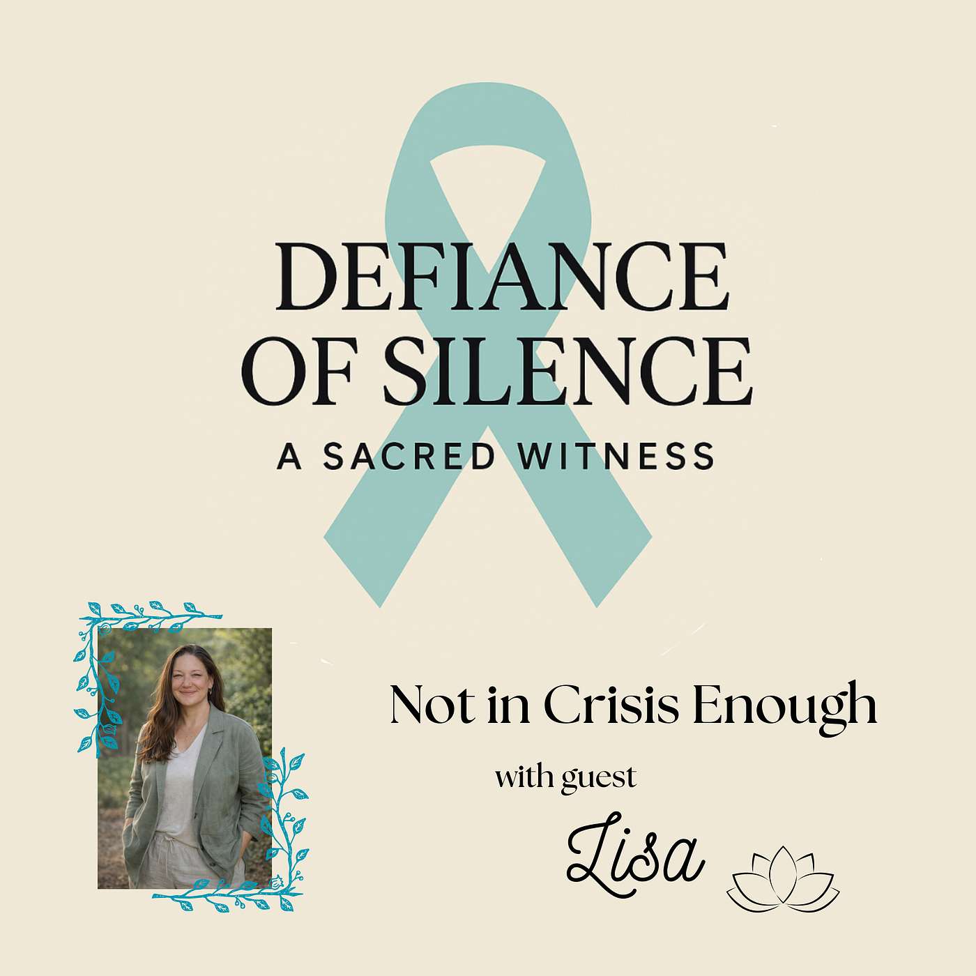 Lisa - Not in Crisis Enough episode artwork