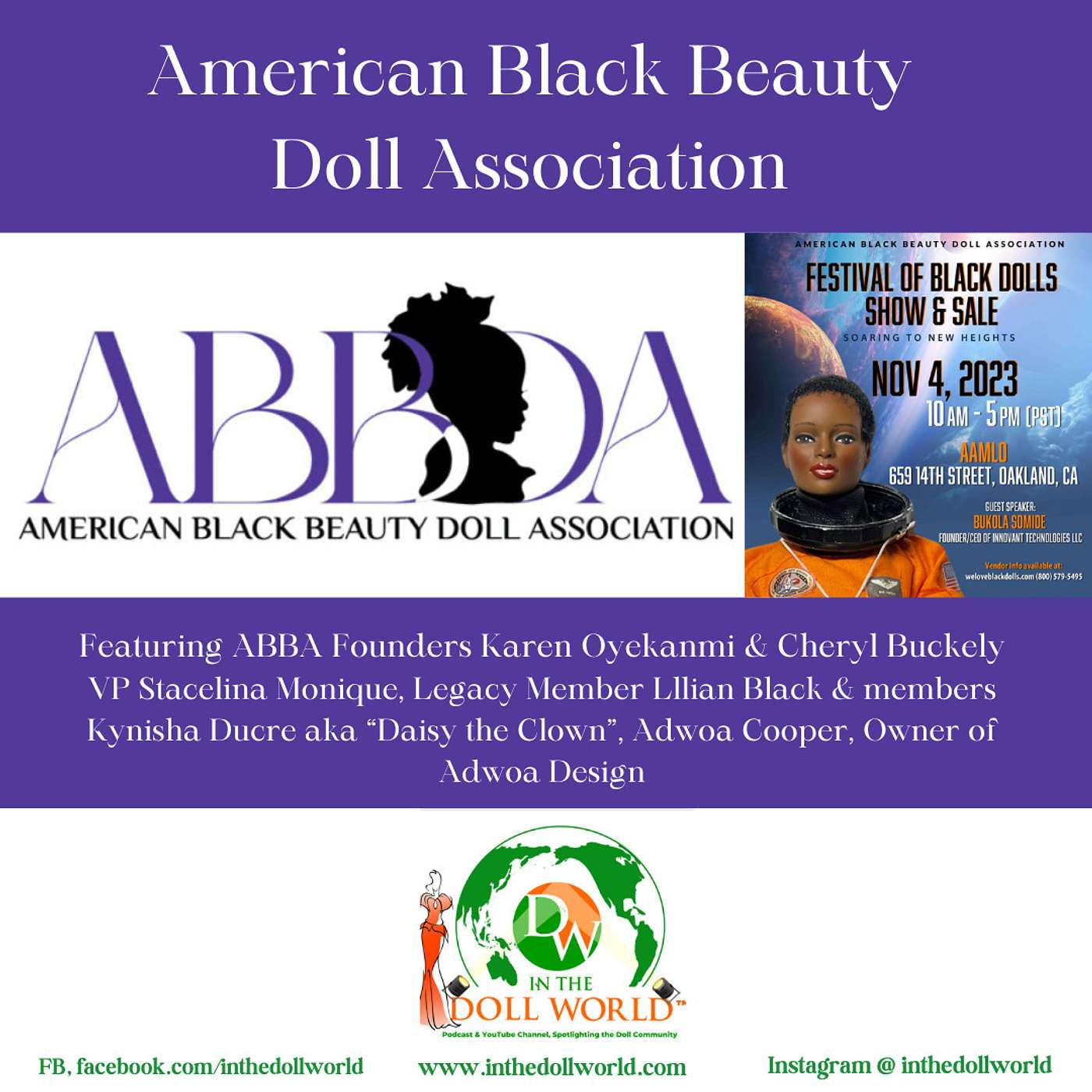 Dolls and Diversity: An Insightful Conversation with the American Black Beauty Doll Association