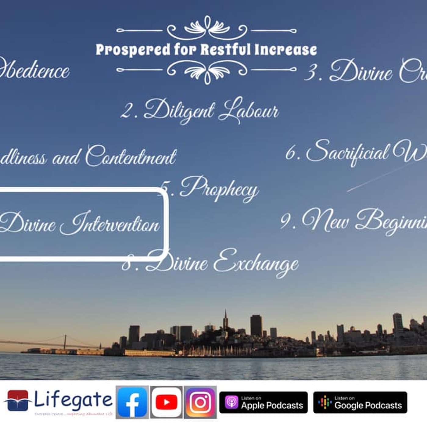 Prosperity by Divine Intervention - Lifegate Church - 13.12.20 episode artwork