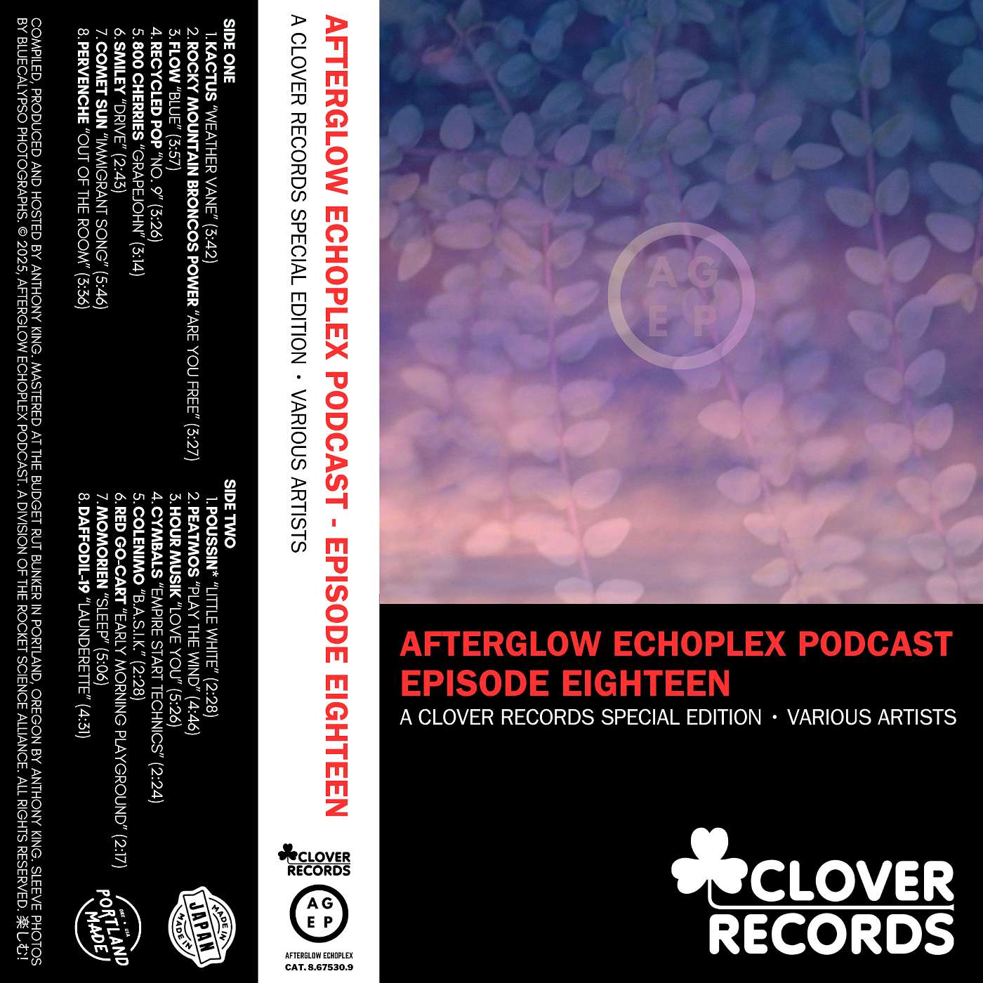 Afterglow Echoplex - Episode Eighteen: A Clover Records Special Edition Afterglow Echoplex - Episode Eighteen: A Clover Records Special Edition