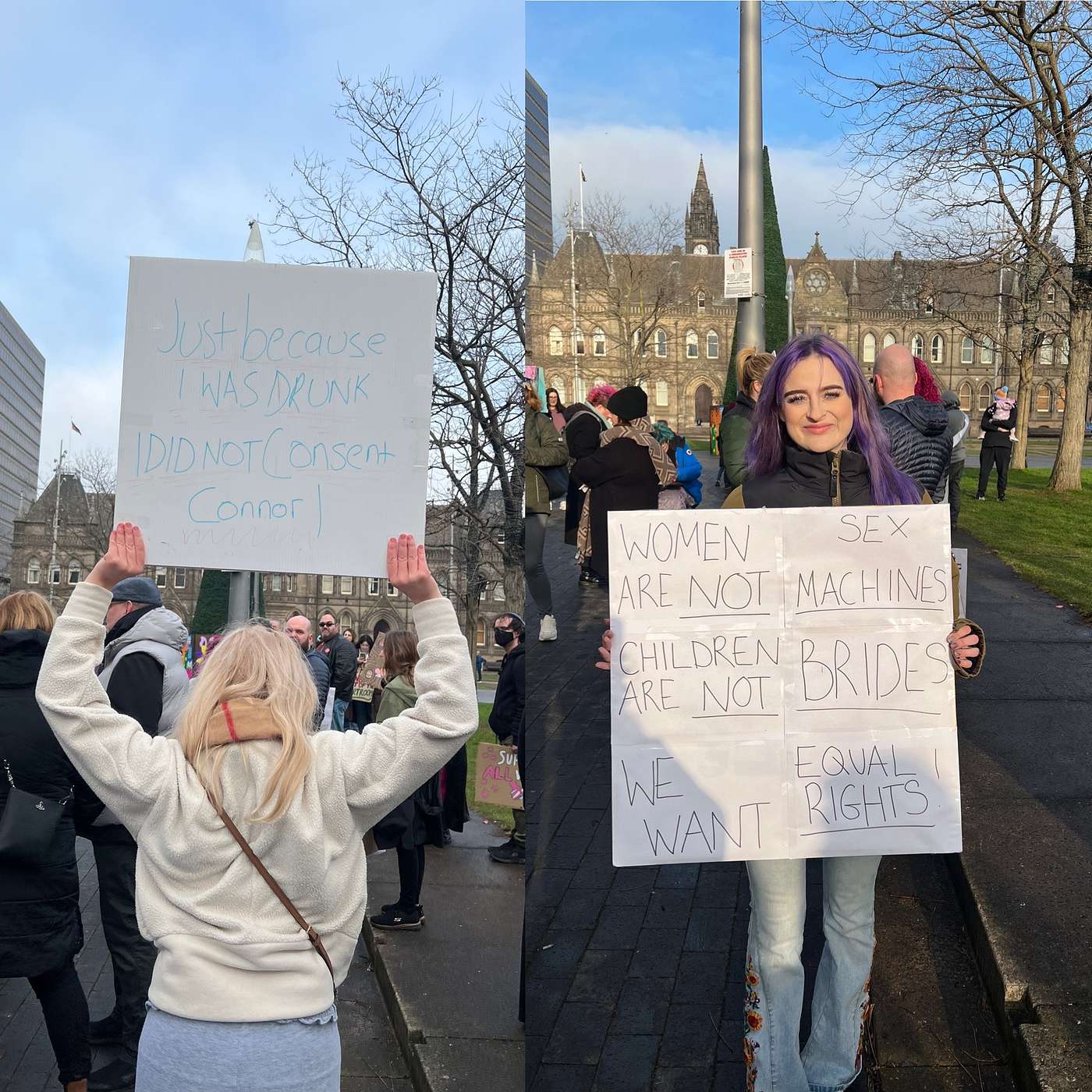 WOMEN'S MARCH 2025 ELLE + JESS POV. WOMEN'S MARCH 2025 ELLE + JESS POV.