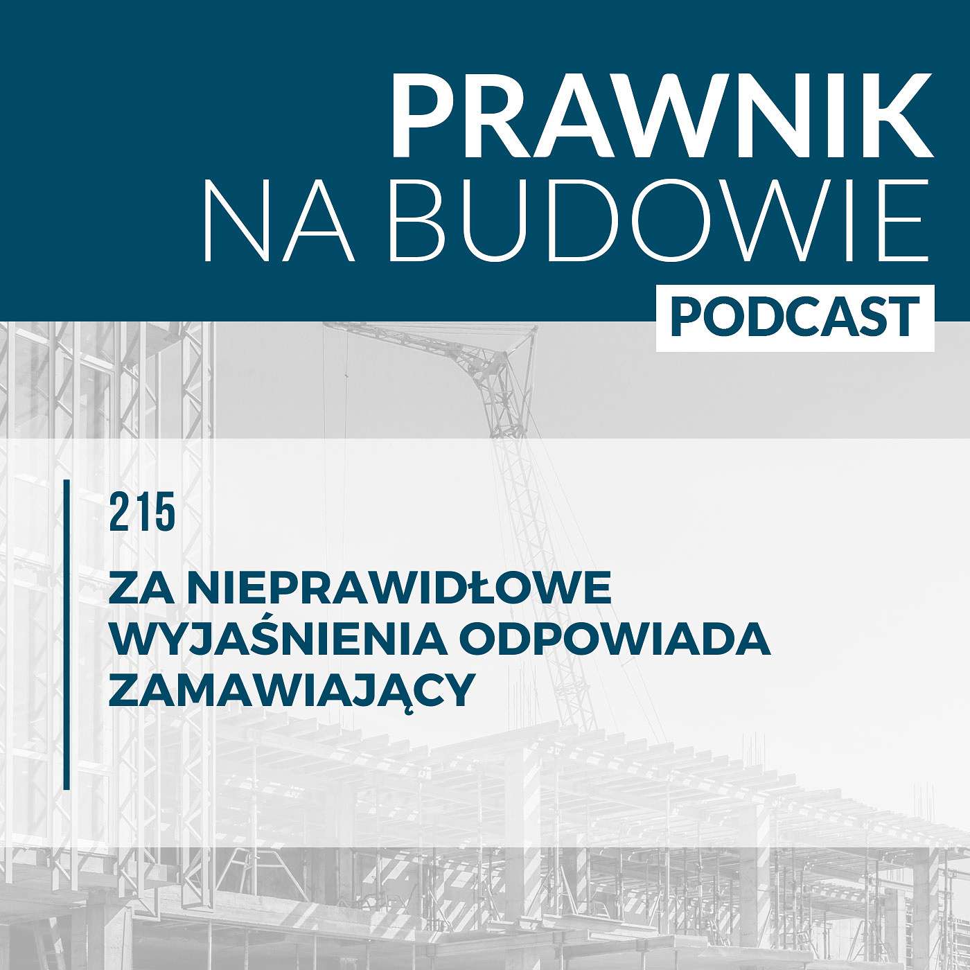 Za nieprawidłowe wyjaśnienia odpowiada zamawiający #215 episode artwork