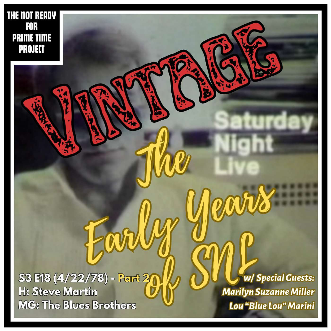 VINTAGE The Early Years of SNL: S03E18 Steve Martin/The Blues Brothers (4/22/78) - Part 2