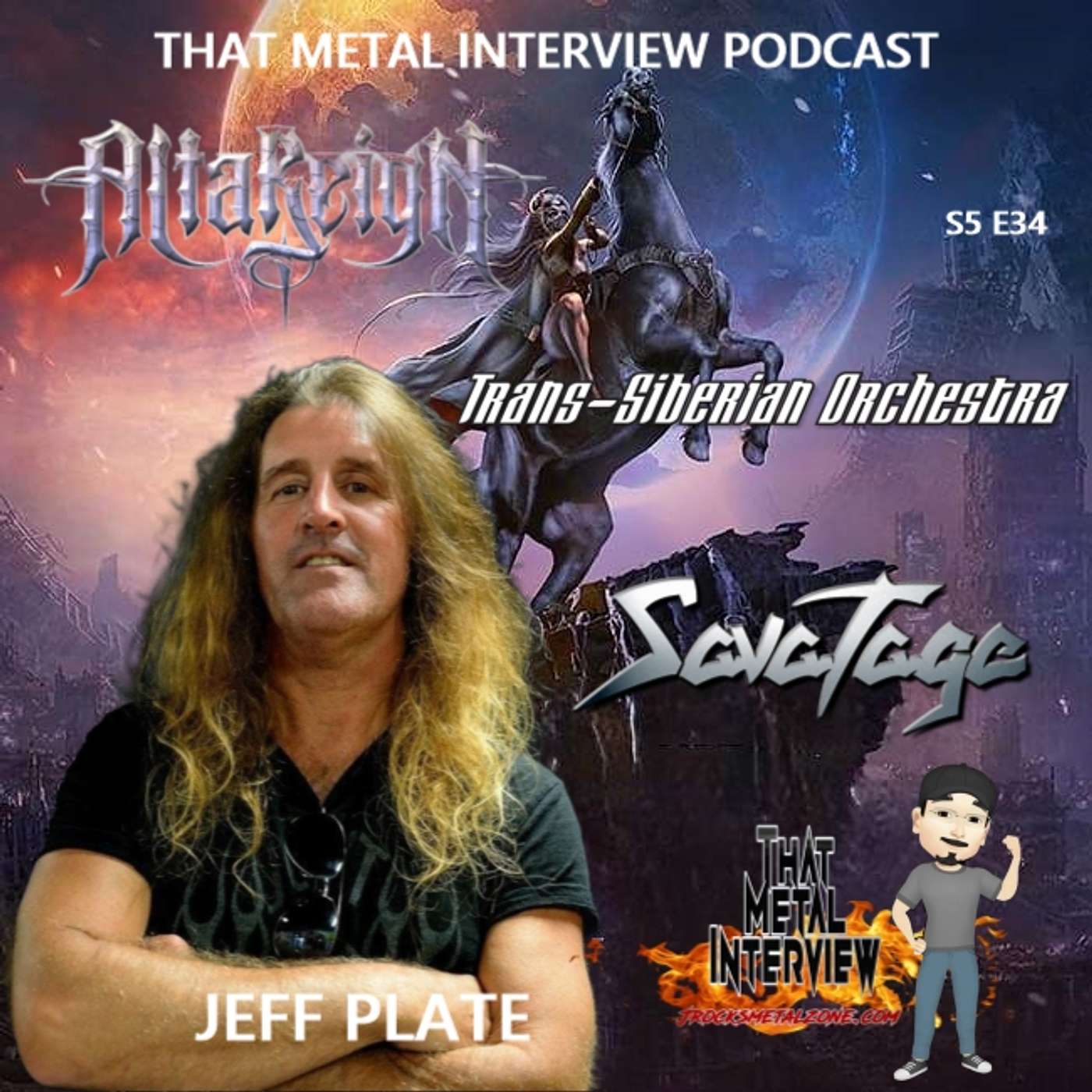 Interview w/ Jeff Plate of ALTA REIGN, SAVATAGE & TRANS-SIBERIAN ORCHESTRA S5 E34