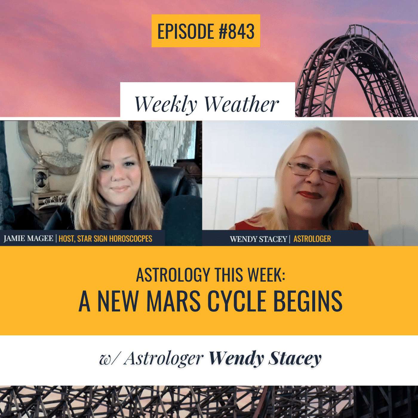 cover of episode [WEEKLY ASTROLOGICAL WEATHER] Scorpio New Moon & The Mars Cazimi w/ Astrologer Wendy Stacey