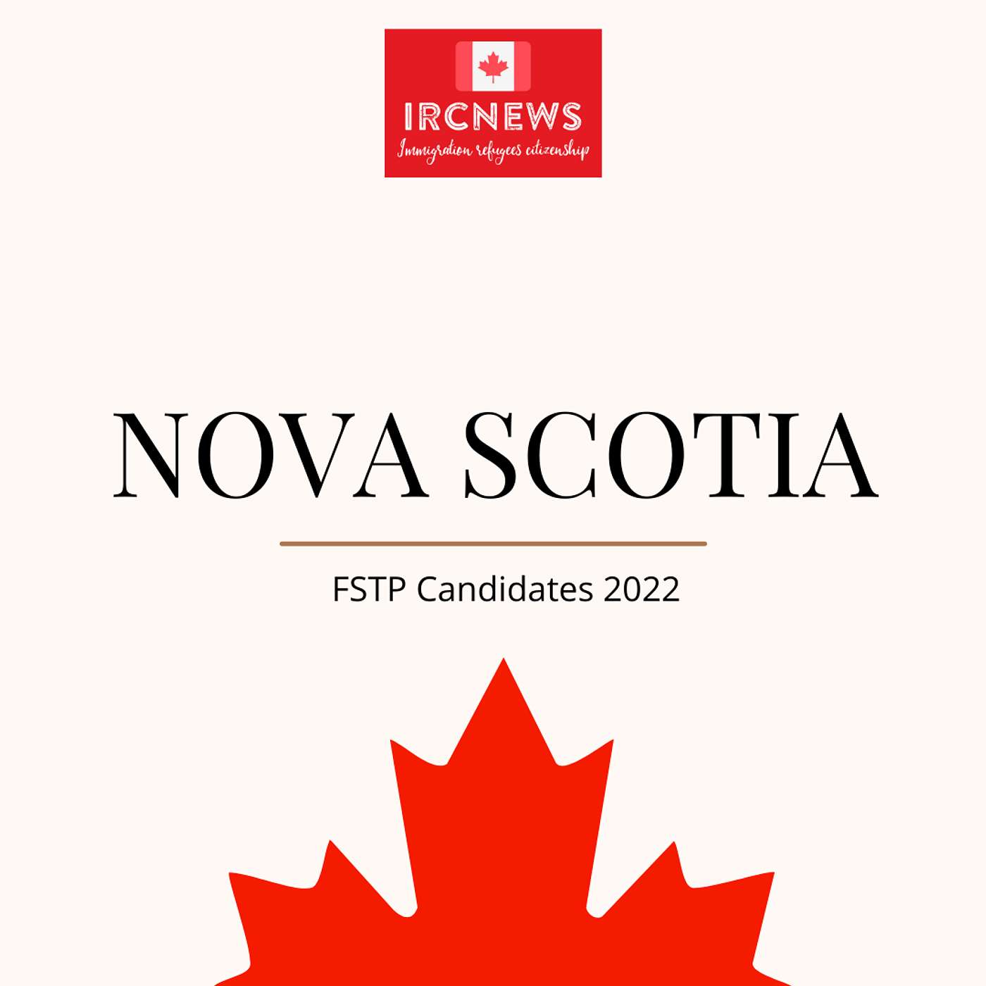 Canada Immigration Total FSTP Express Entry Candidate Selection for the Province of Nova Scotia in 2022 episode artwork