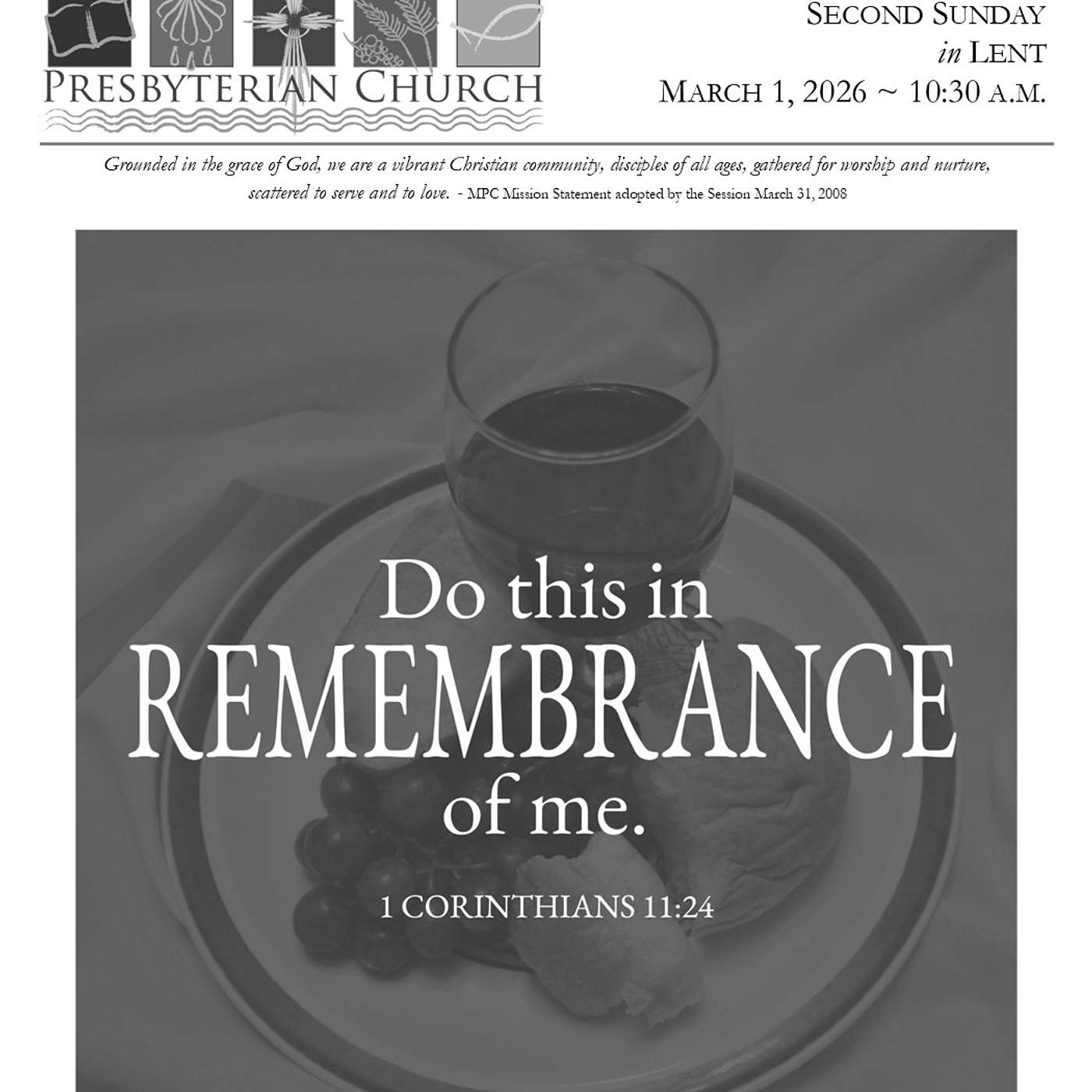 3/1/26 Worship Service - "Did Jesus Use a Seating Chart?"