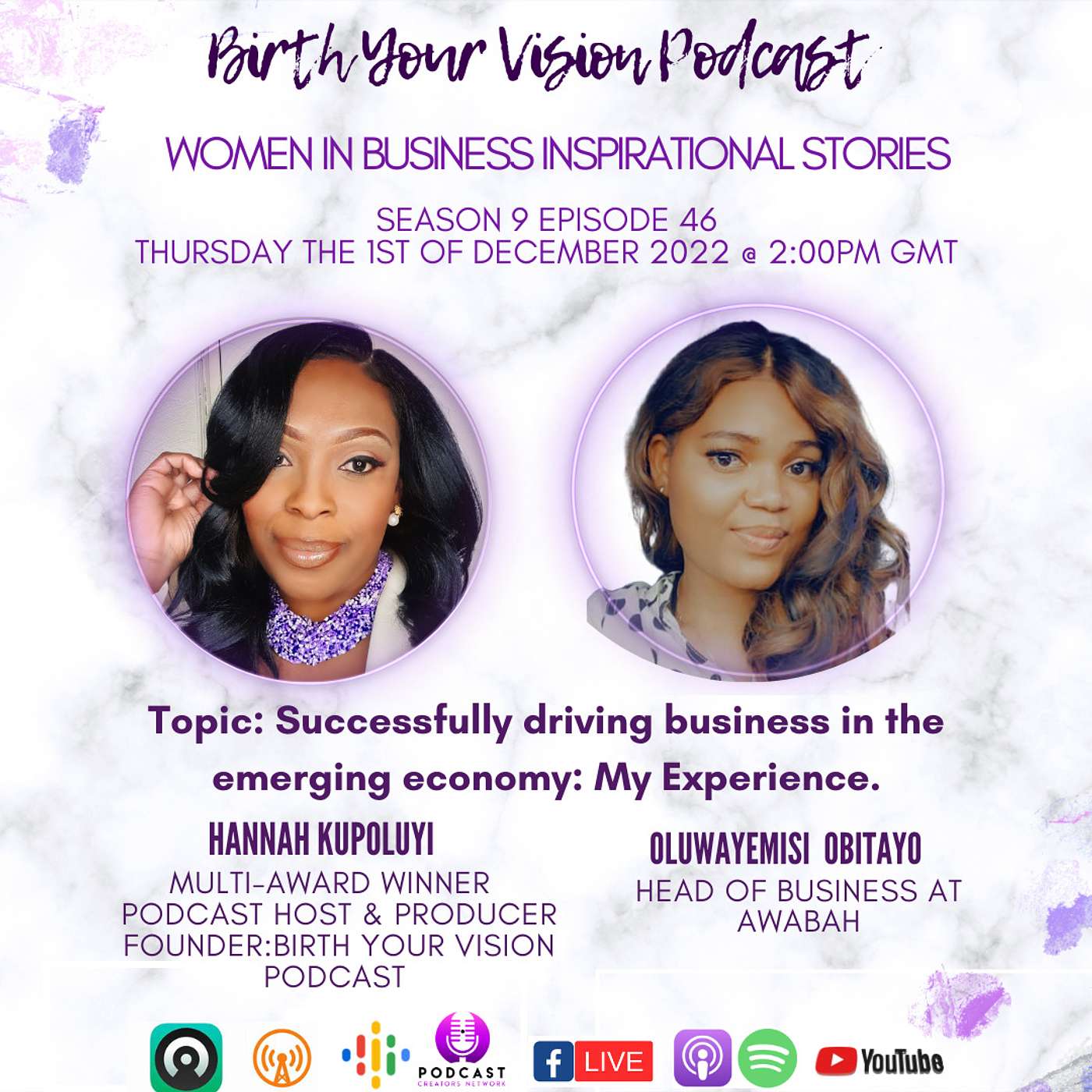 BIRTH YOUR VISION PODCAST