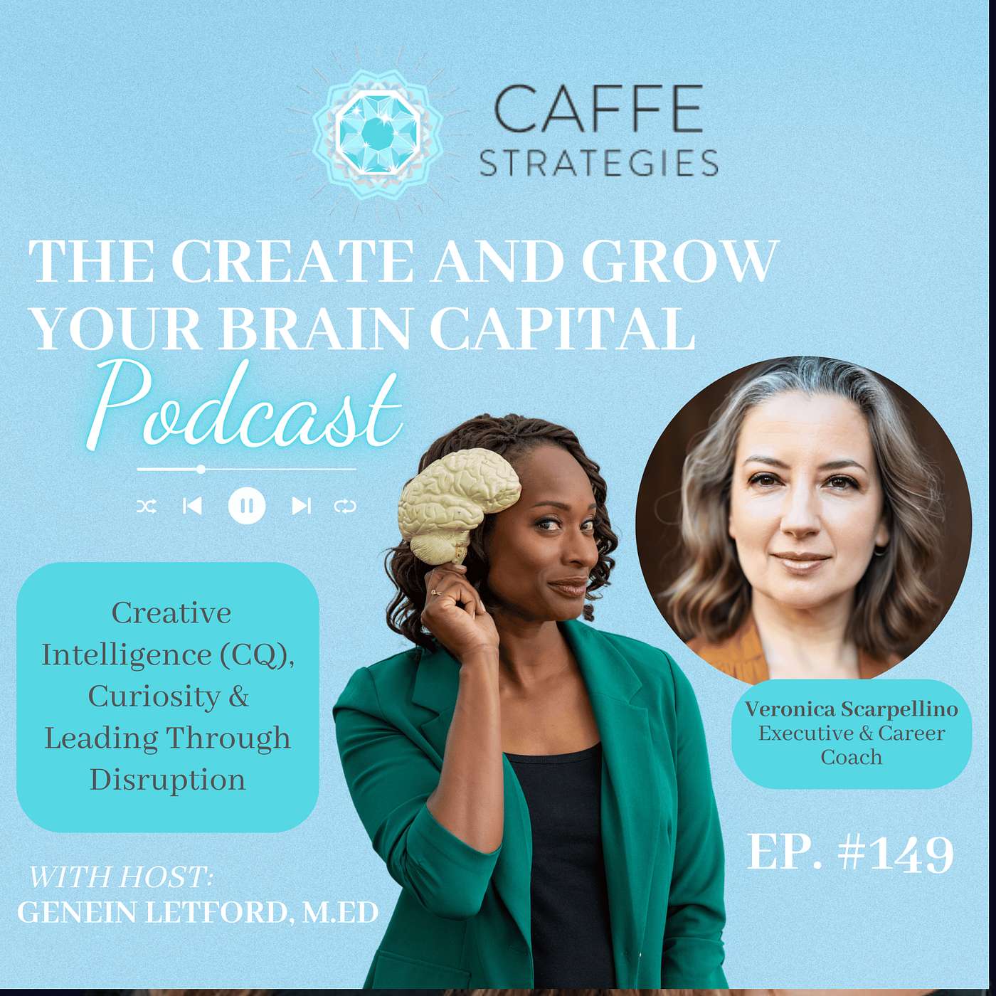 Episode #149 Creative Intelligence (CQ), Curiosity & Leading Through Disruption with Veronica Scarpellino