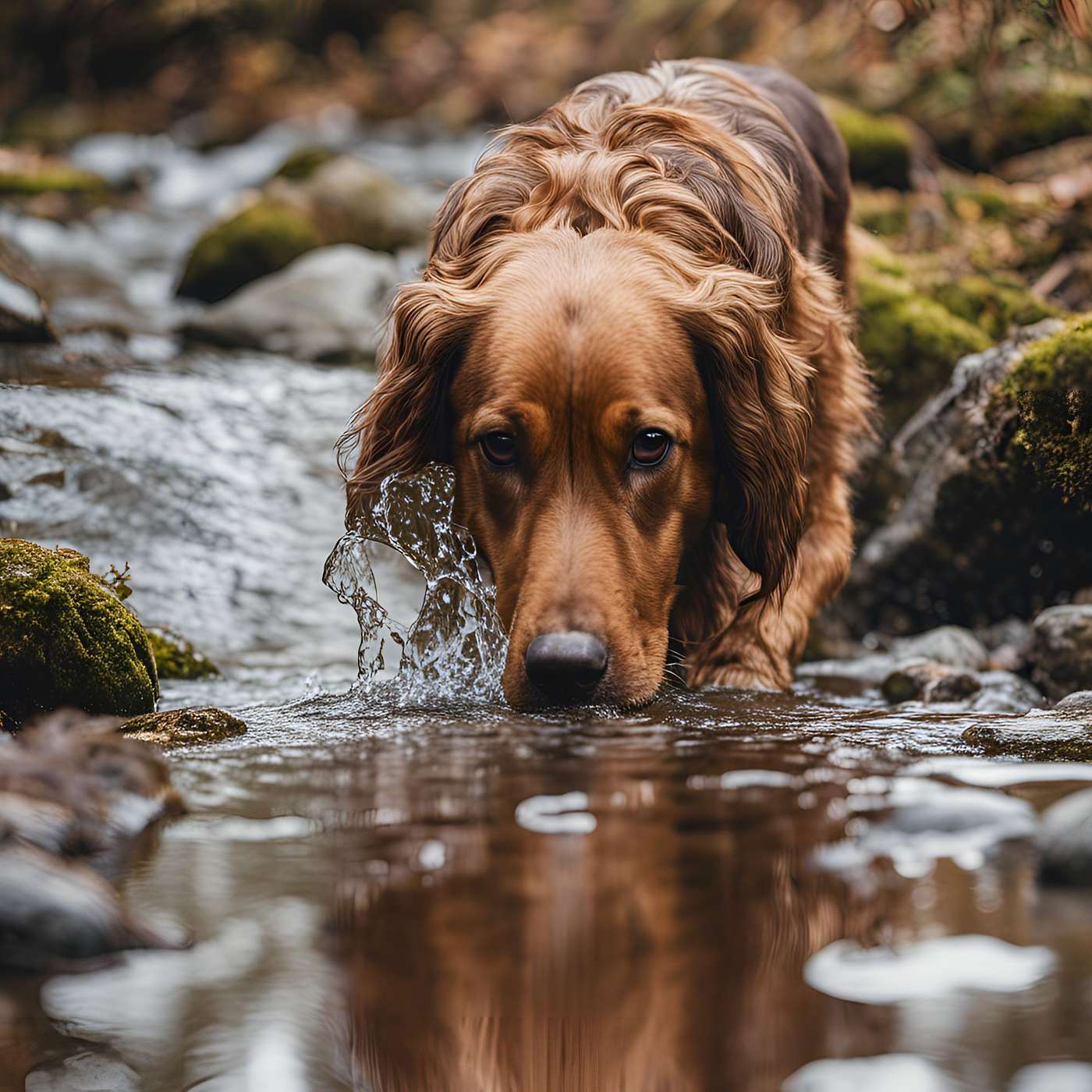 Lapping Water Like a Dog